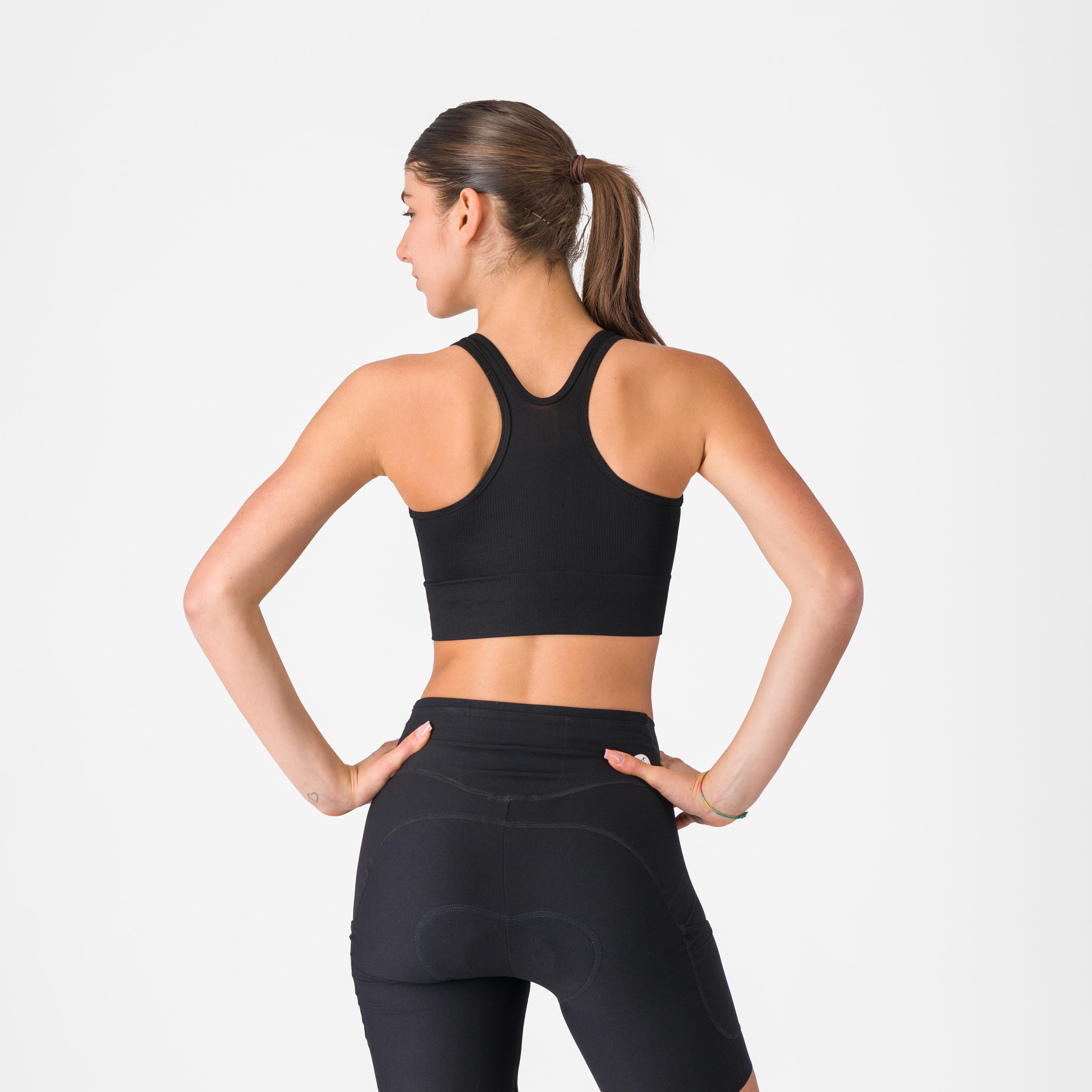 Comfort travel crop top - black - castelli