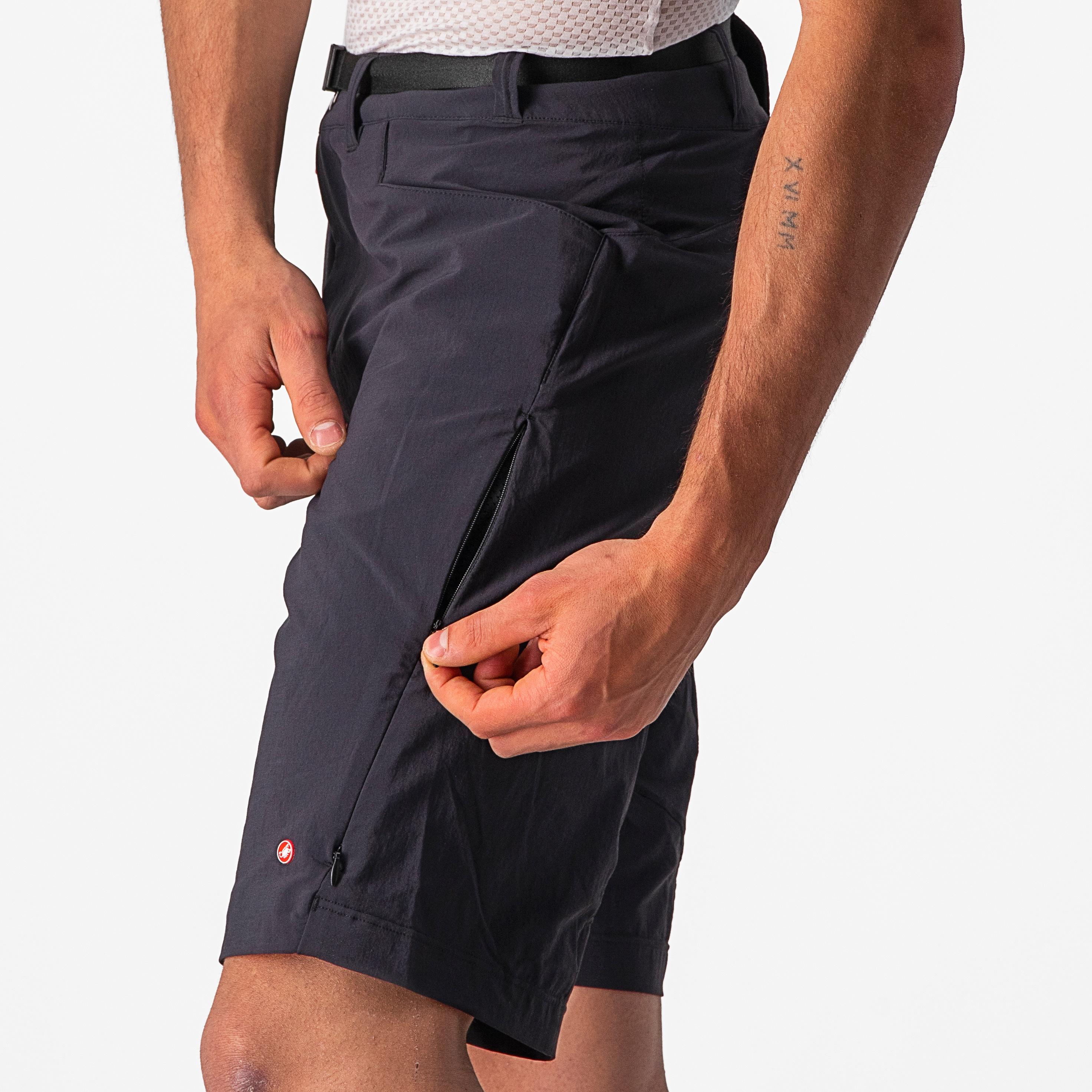 Unlimited trail baggy short - black - castelli