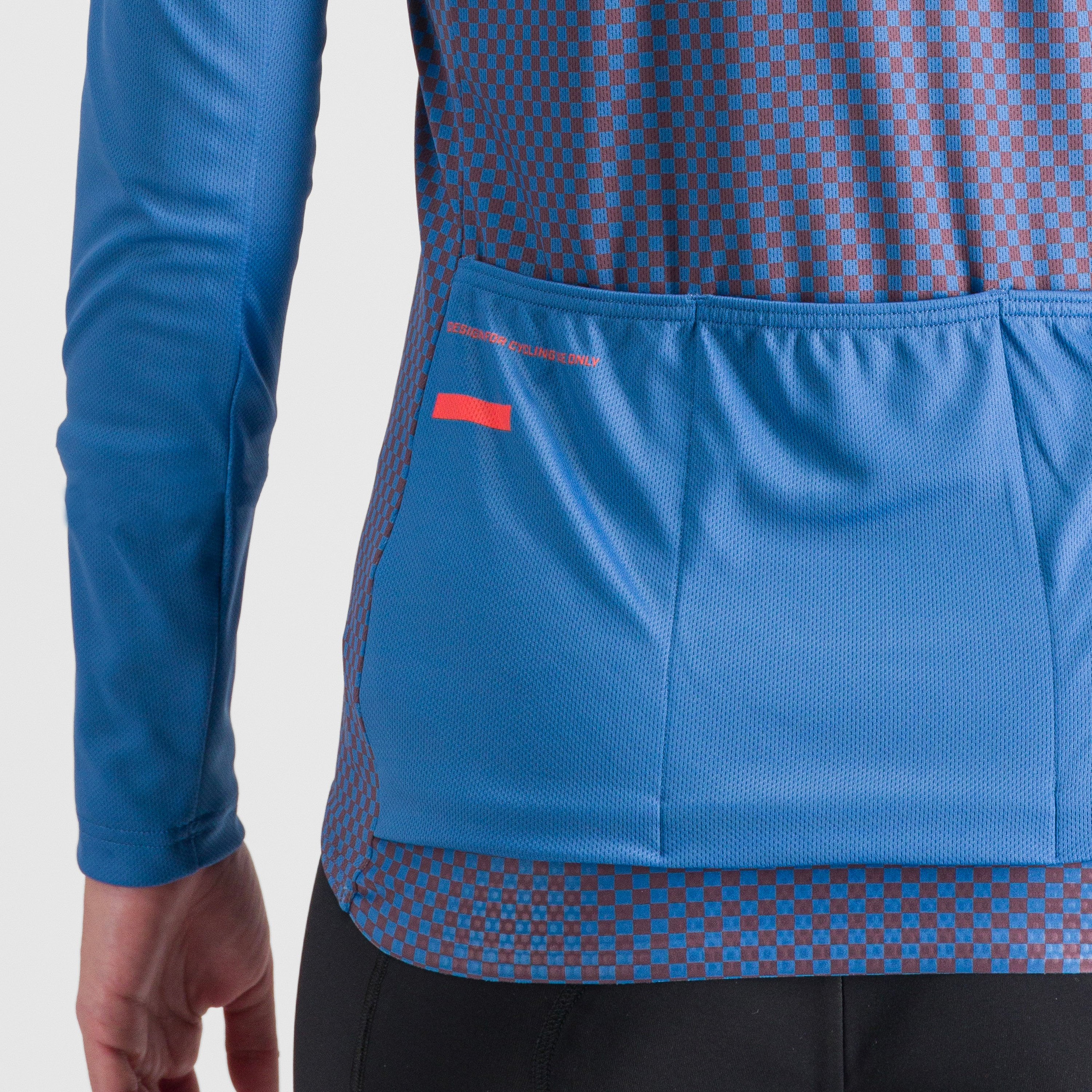 Checkmate w thermal jersey - blue denim huckleberry - sportful