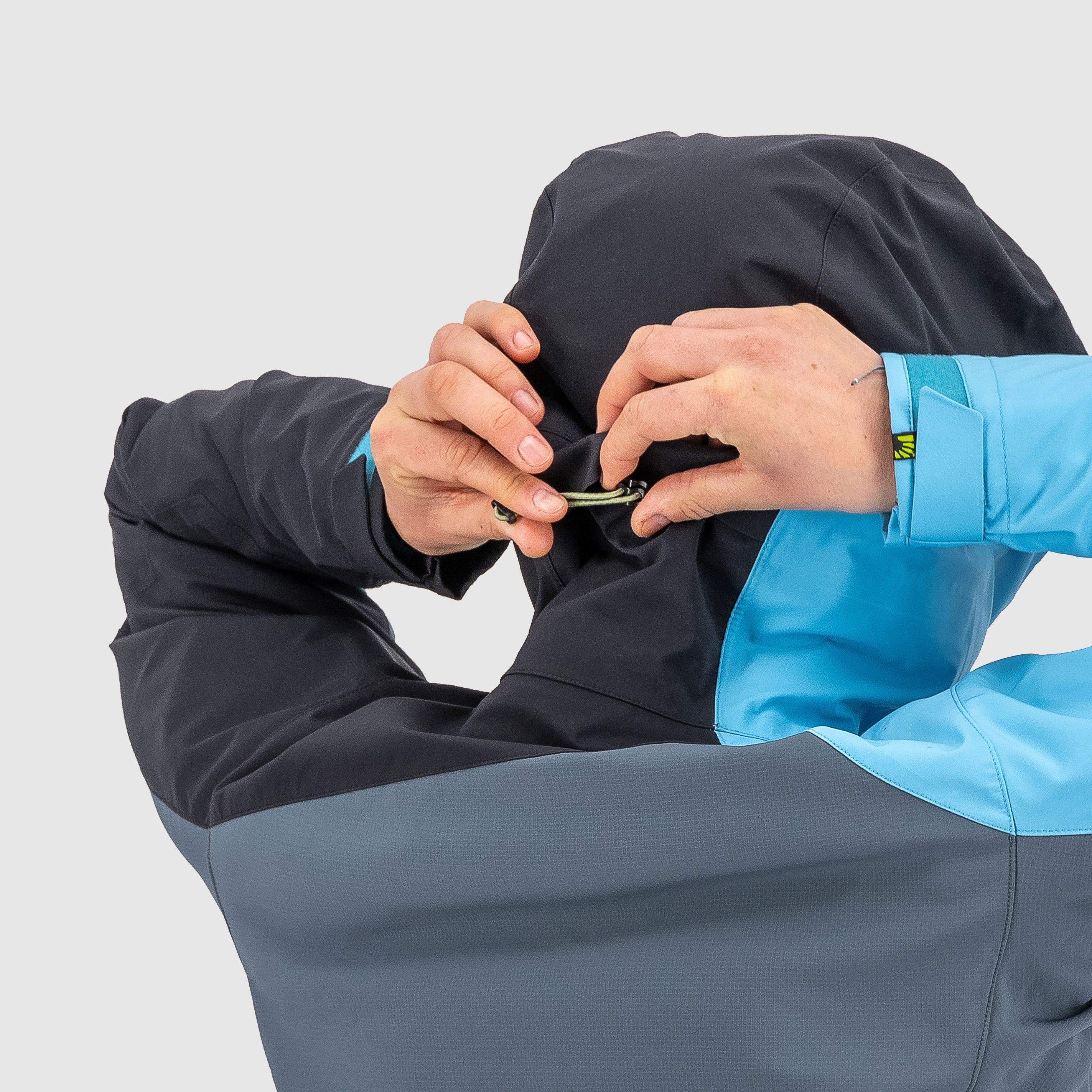Marmolada w jacket - dark slate/blue atoll/black - karpos
