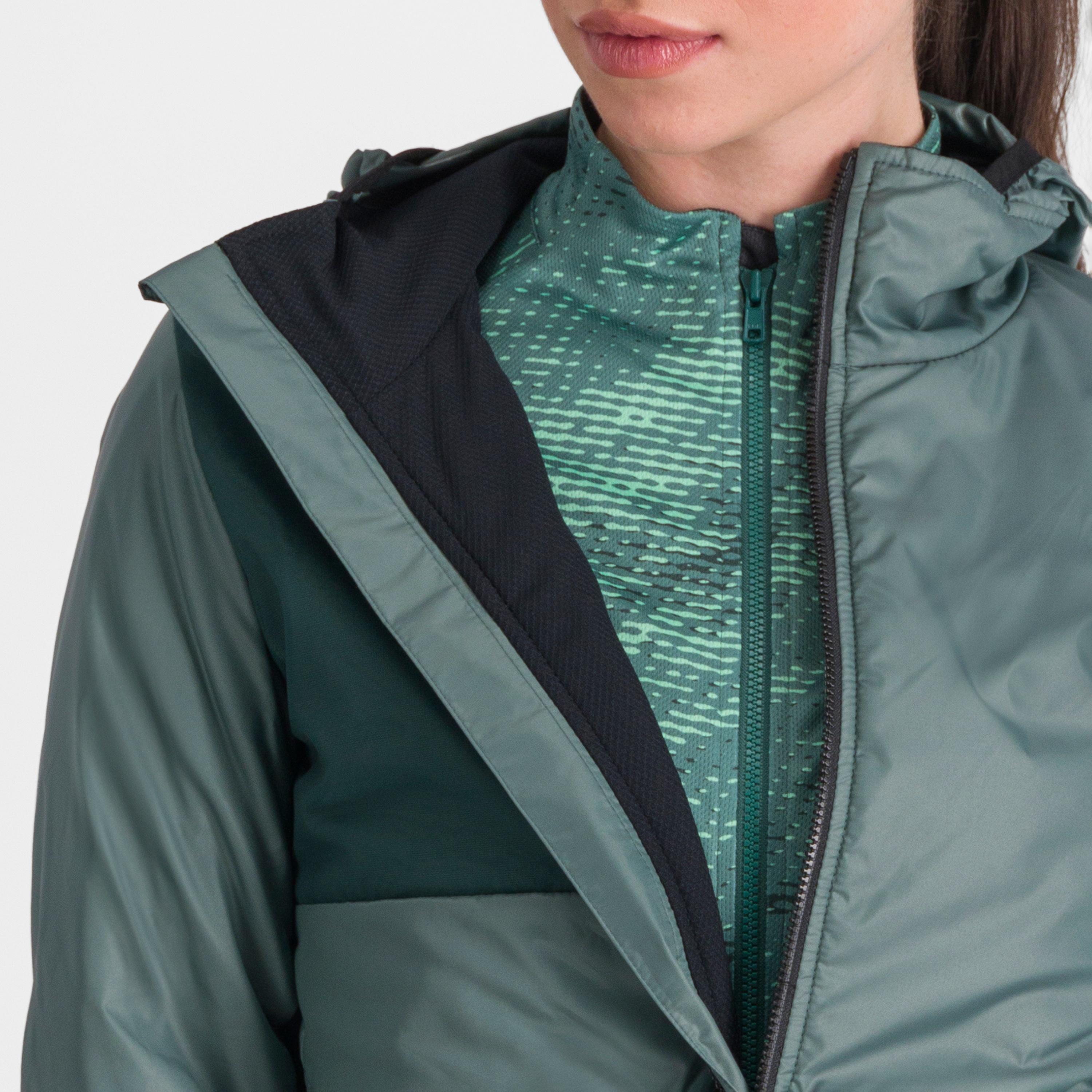 Supergiara w puffy long sleeve - shrub green - sportful