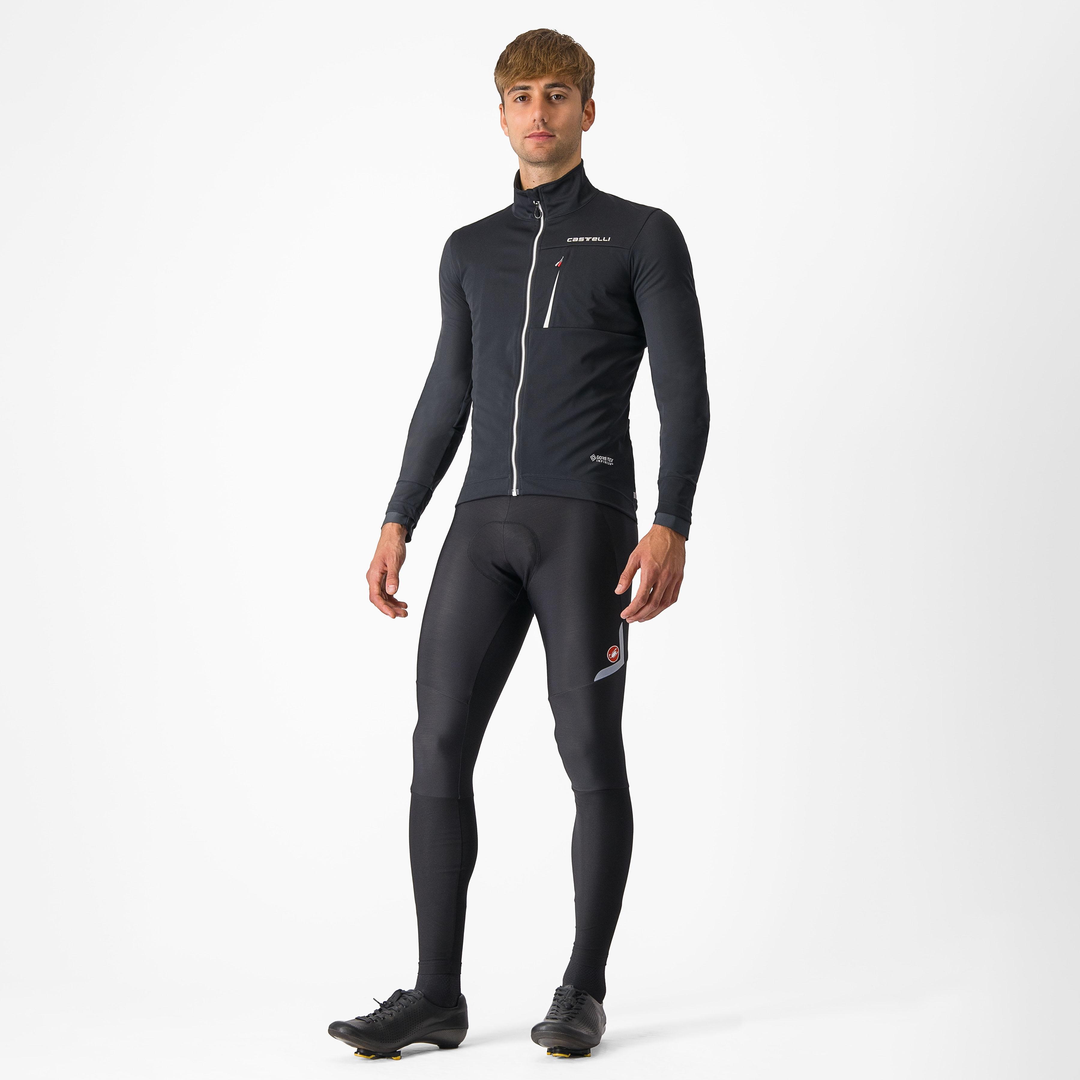 Go jacket - light black/white - castelli