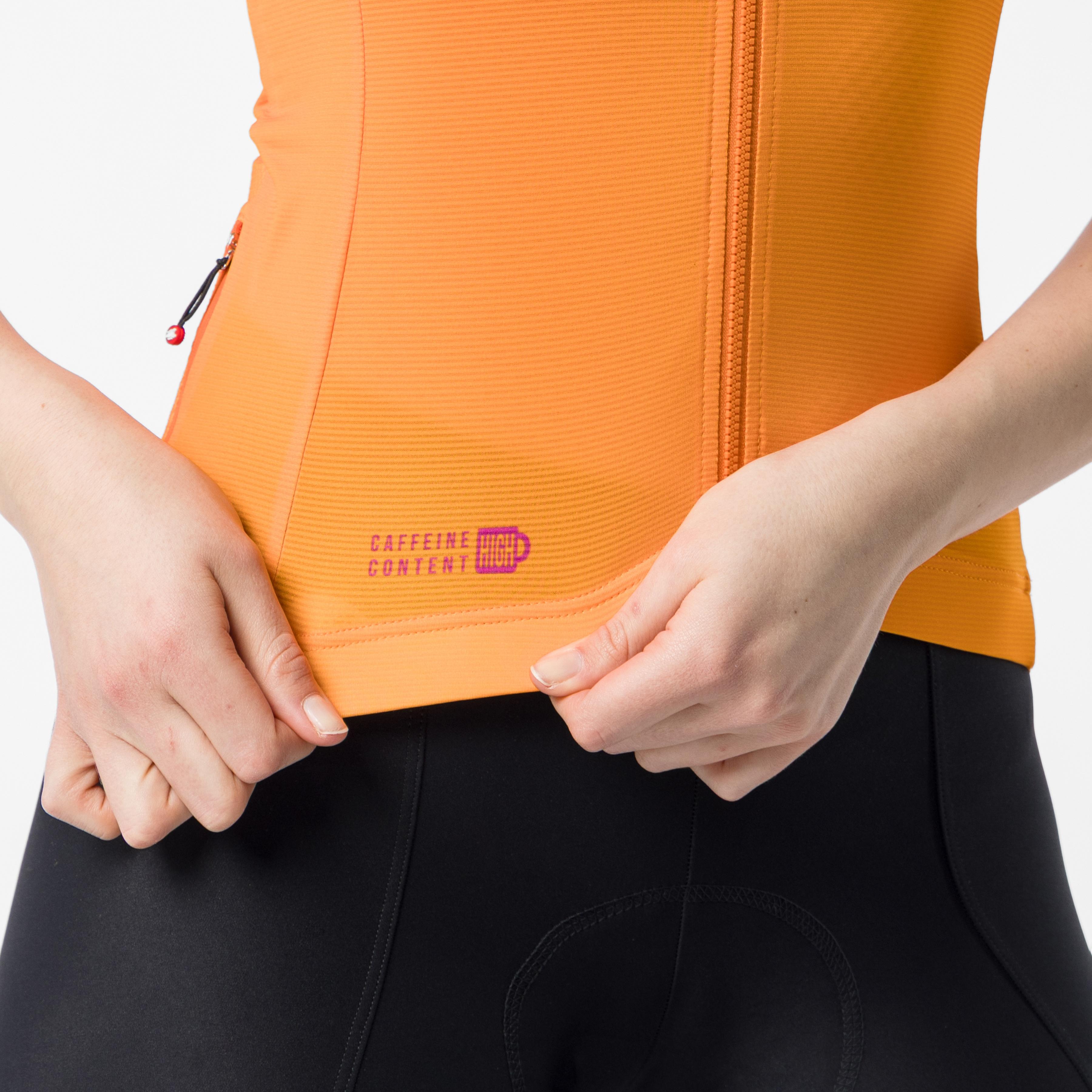 Corretto w jersey - vivid orange/violet pink - castelli