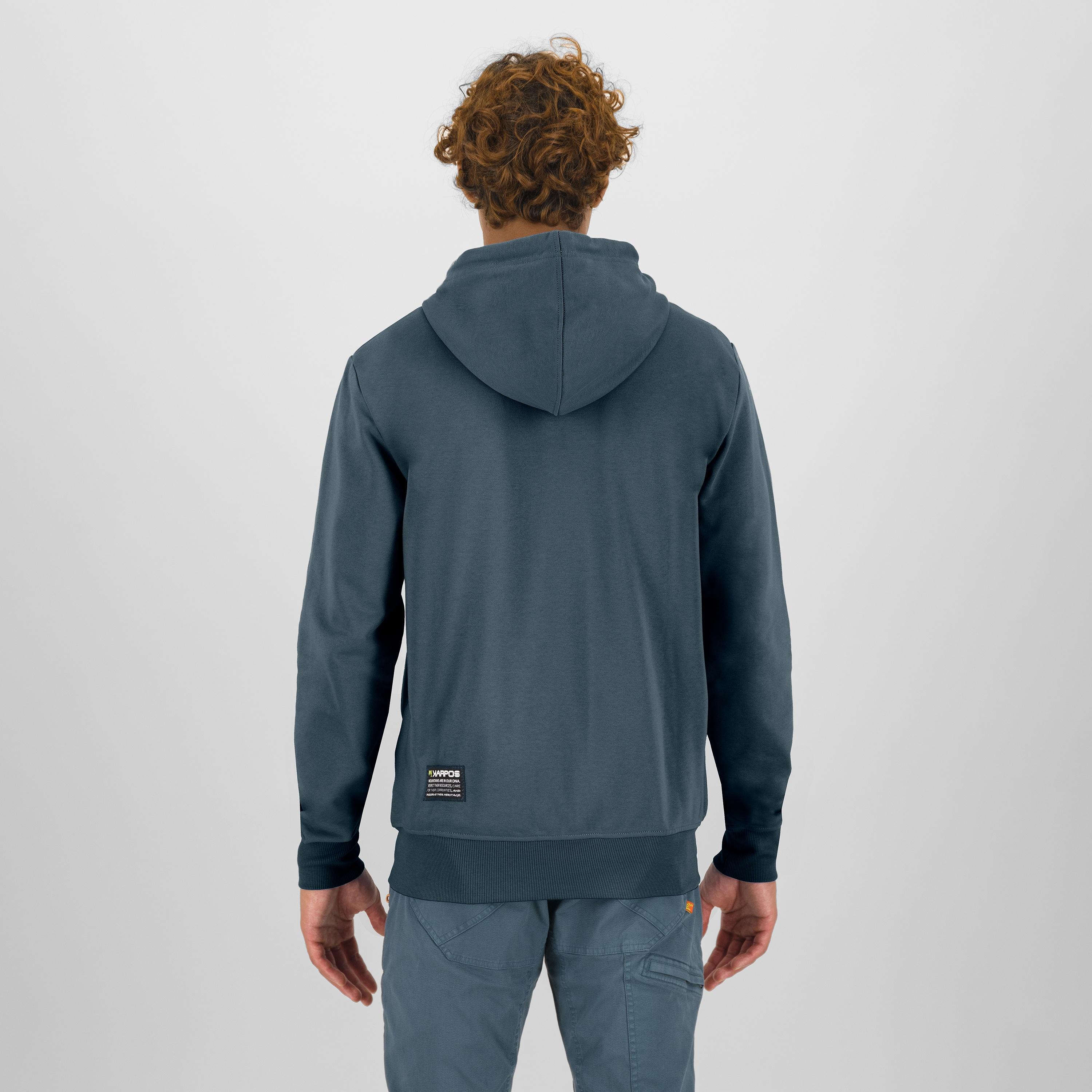 Volpe full zip hoodie - dark slate - karpos