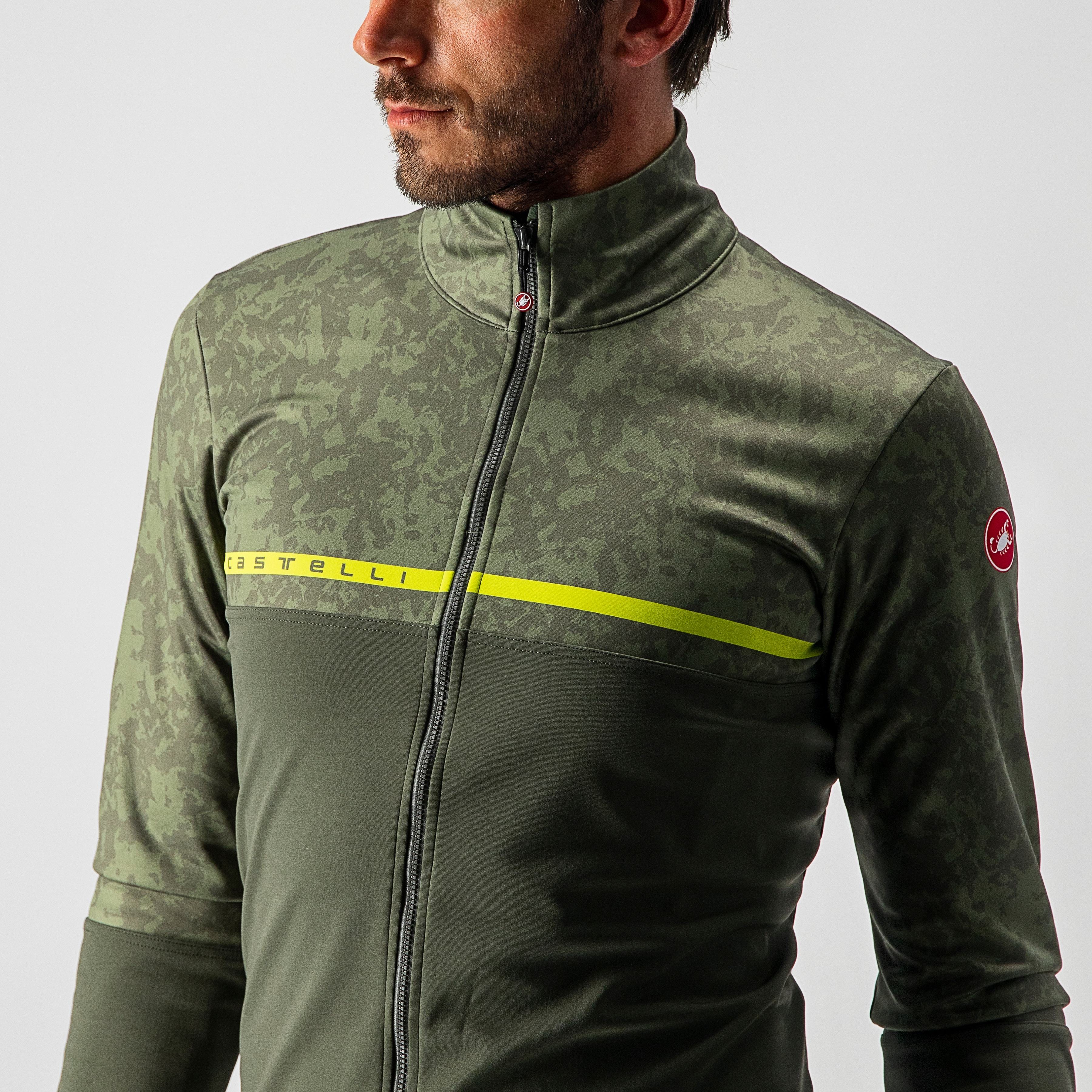 Finestre jacket - military green/light military- - castelli