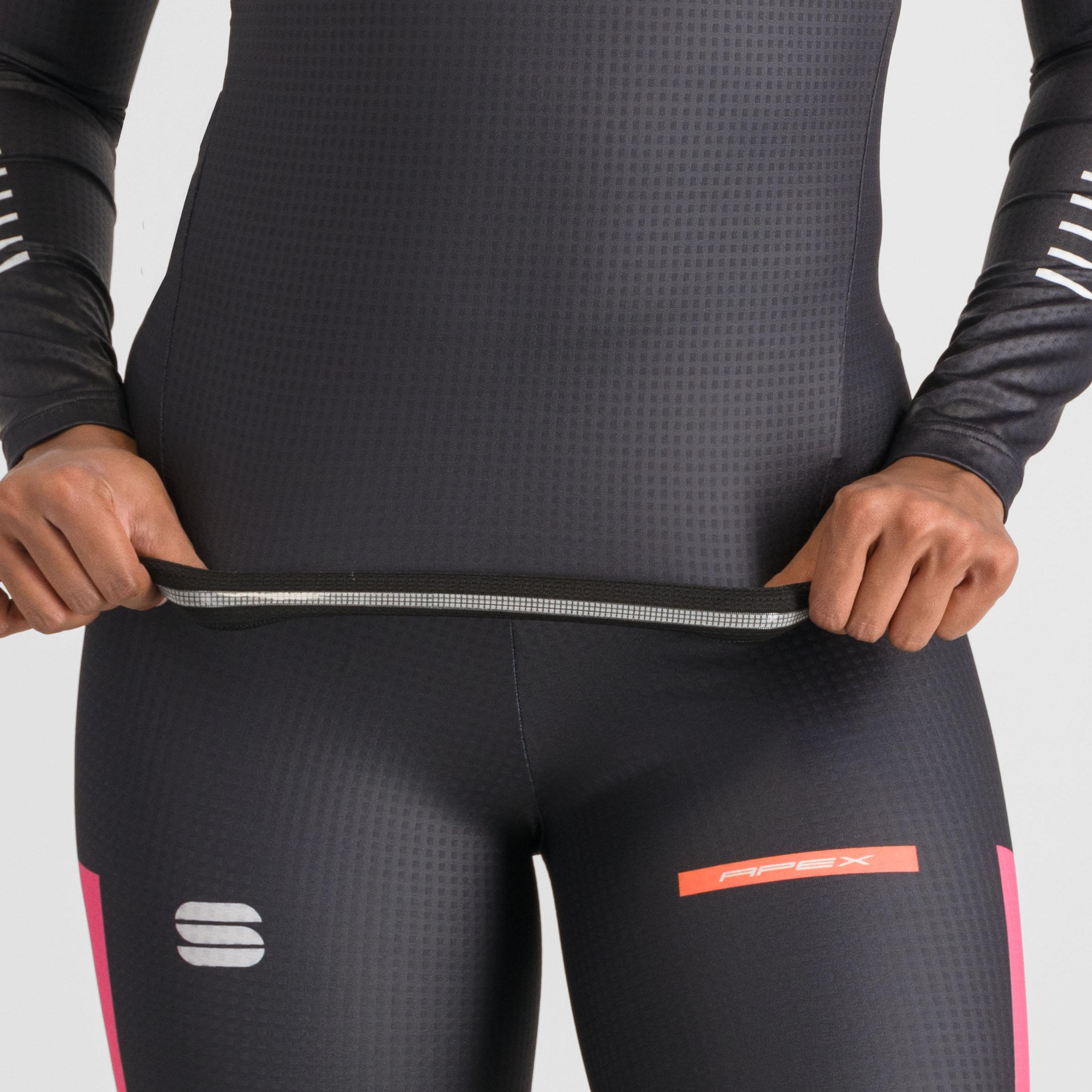 Apex w jersey - black/raspberry pink - sportful