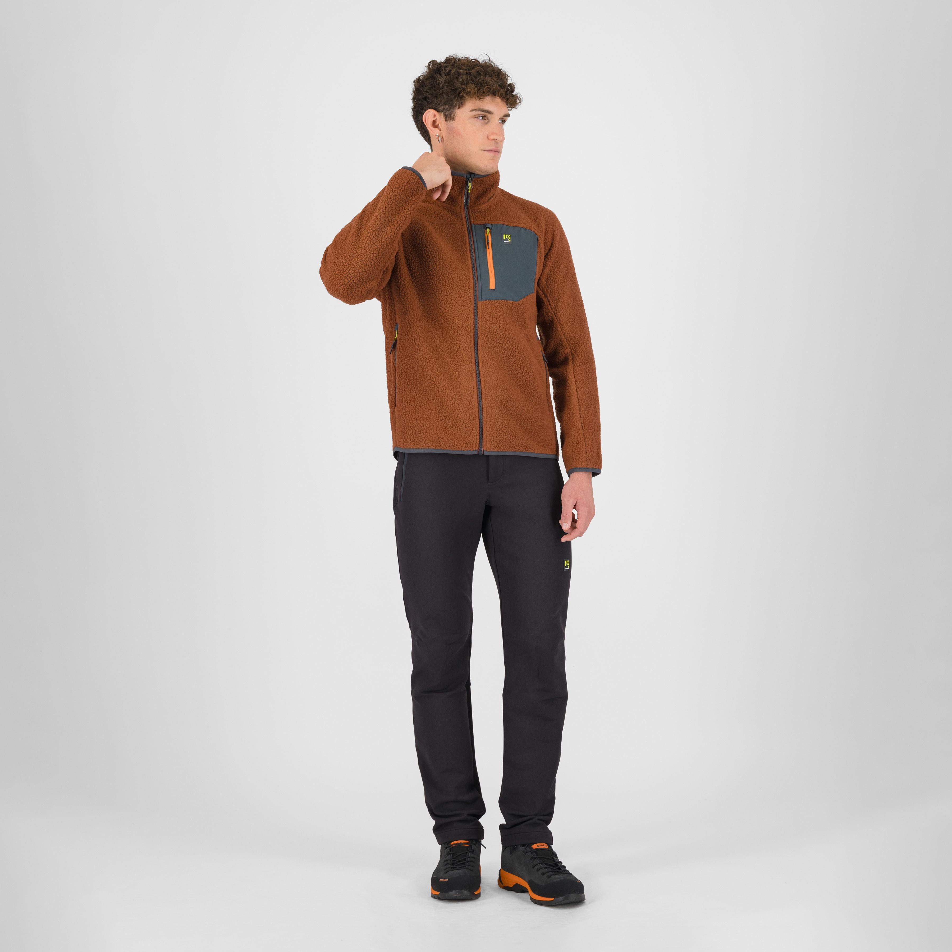 Moiazza retrò fleece - mahogany/woodl.gray - karpos