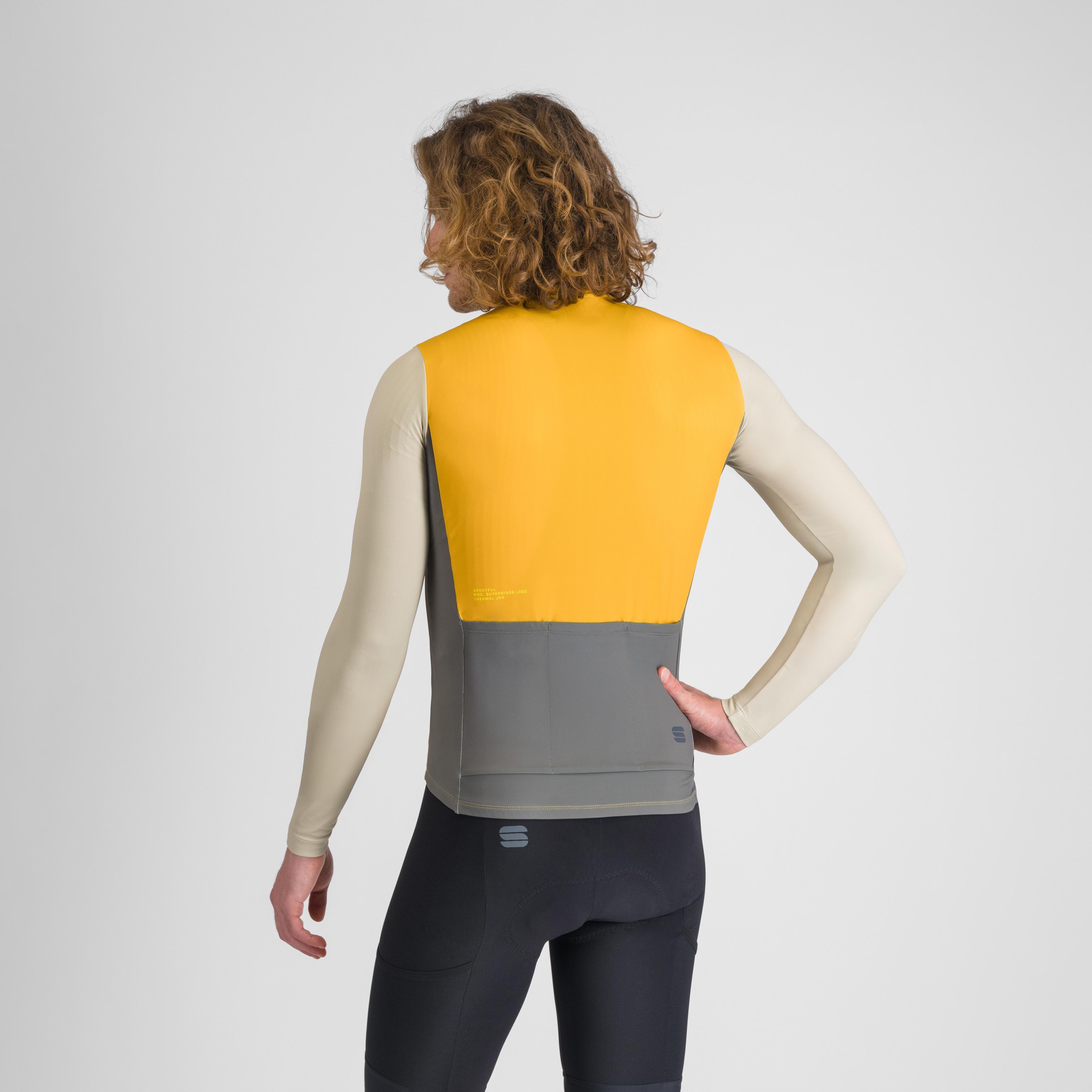 Supergiara logo thermal jersey - gold leaf - sportful
