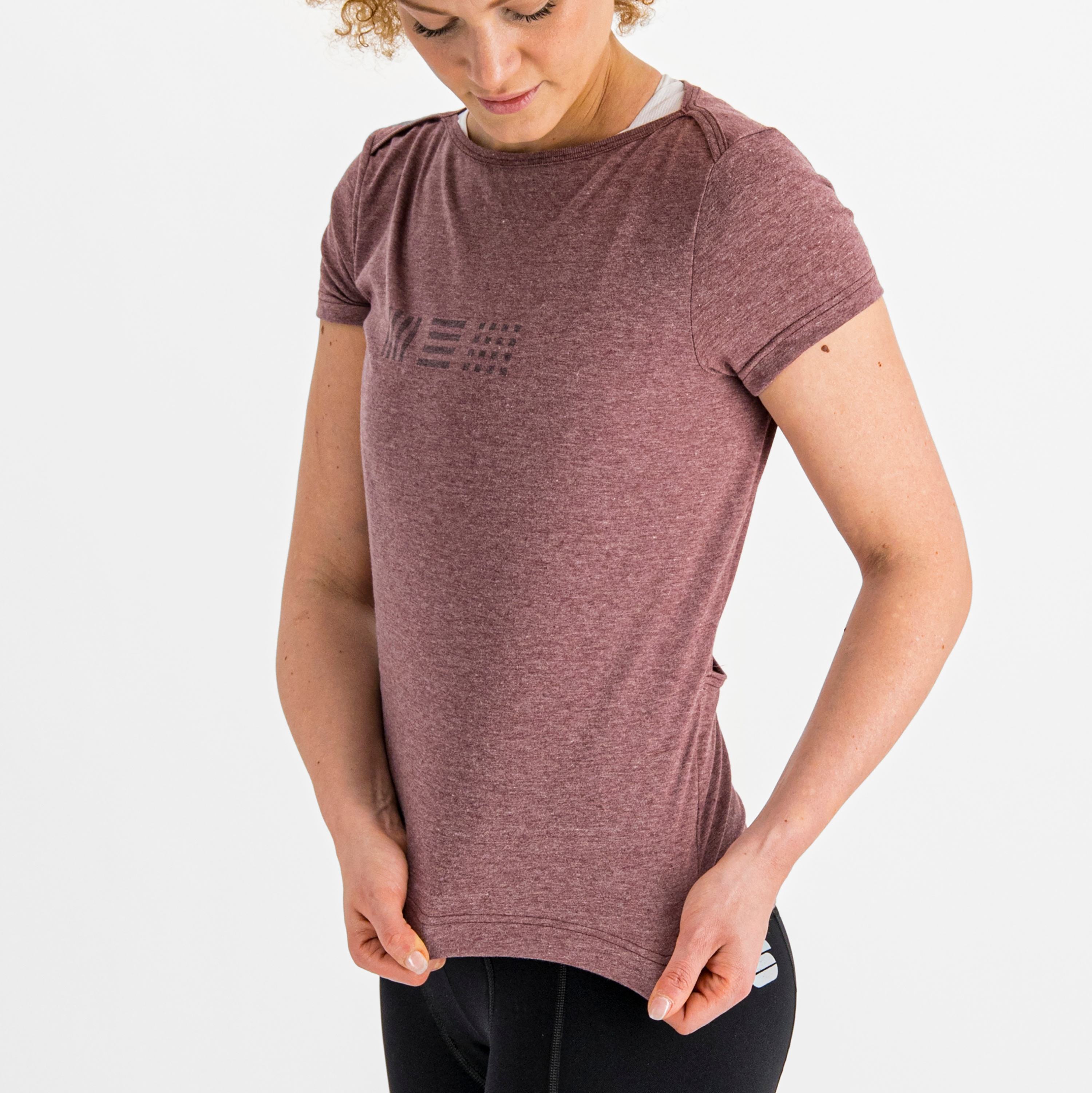 Giara w tee - red wine - sportful