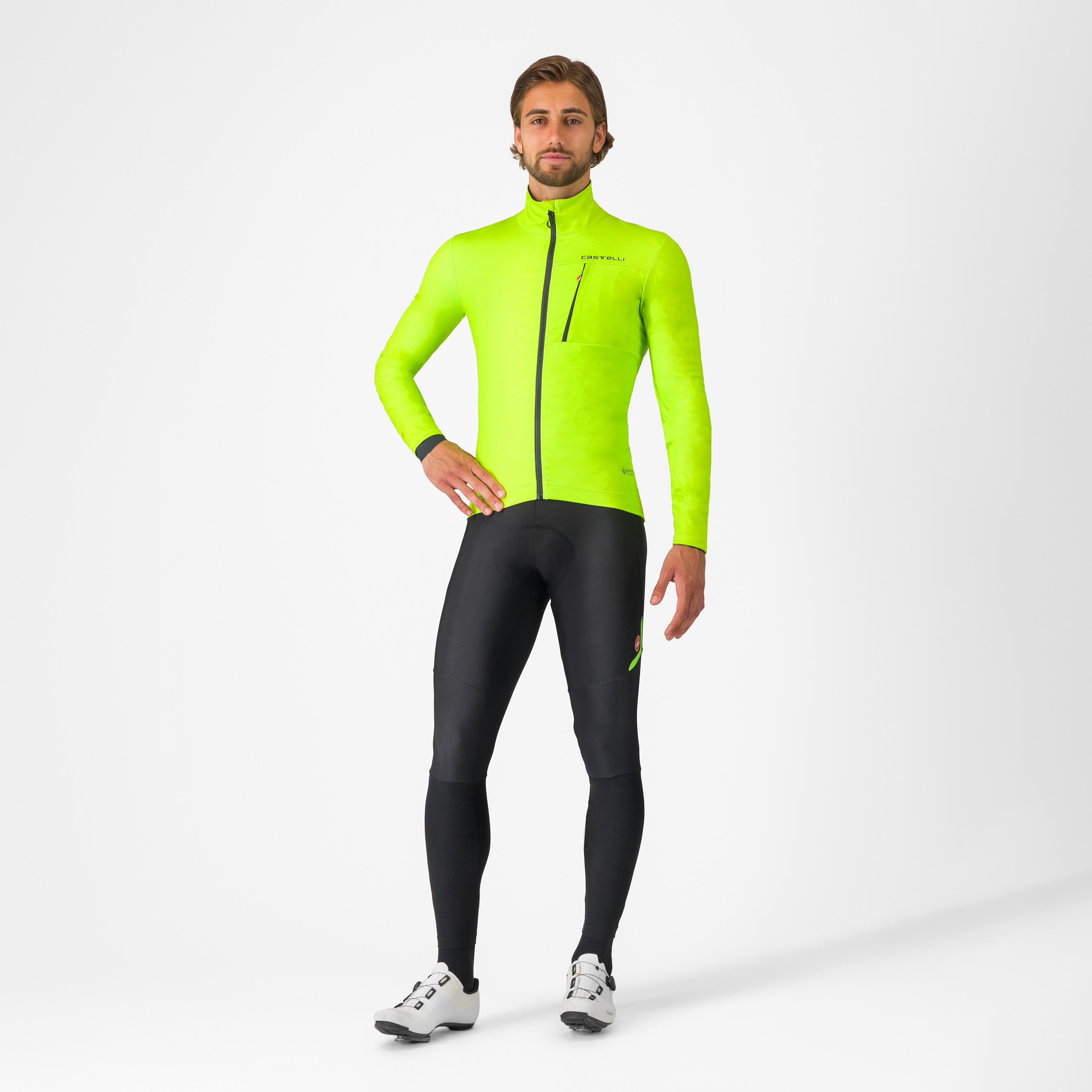 Go jacket - electric lime/black - castelli