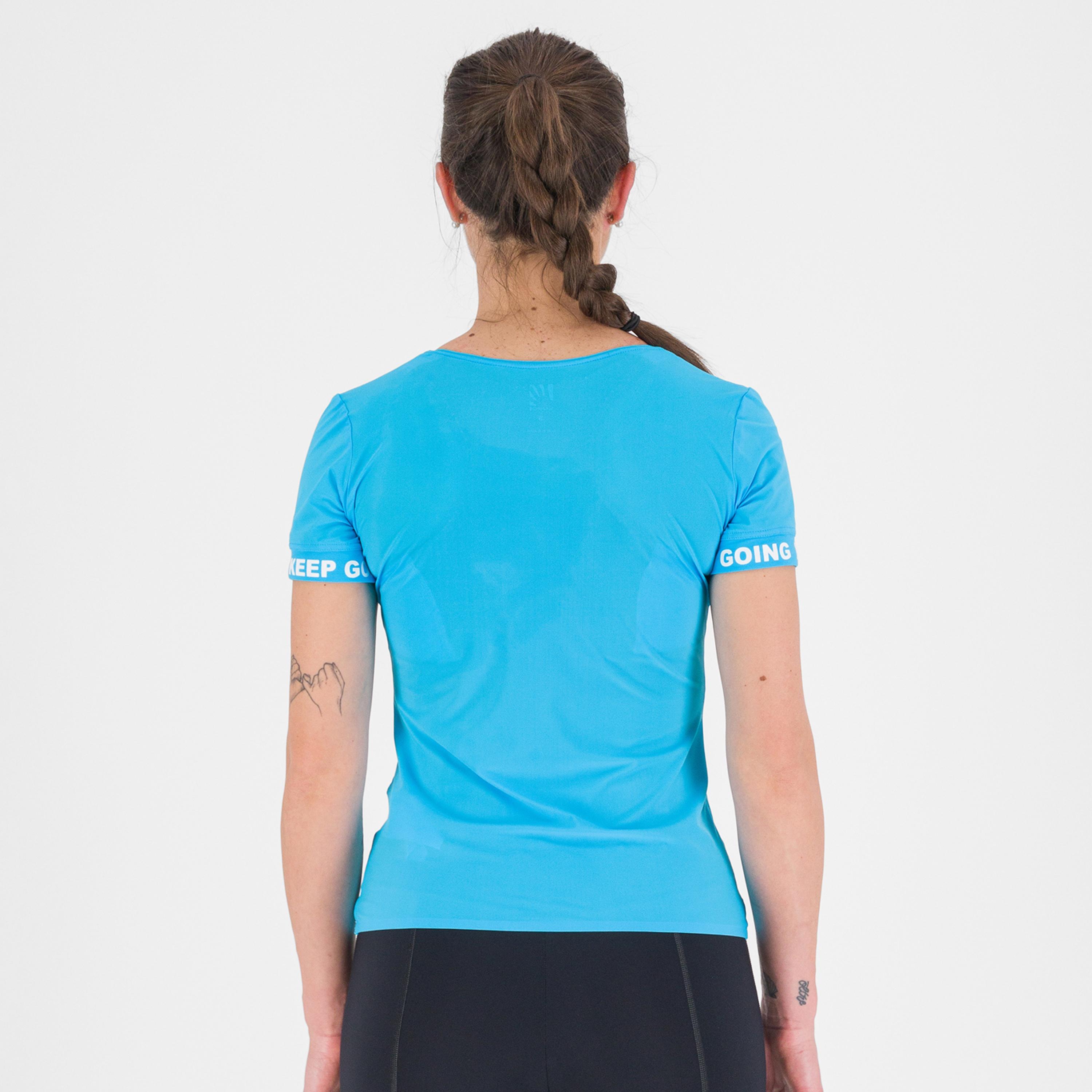 Easyfrizz w t-shirt - blue atoll - karpos