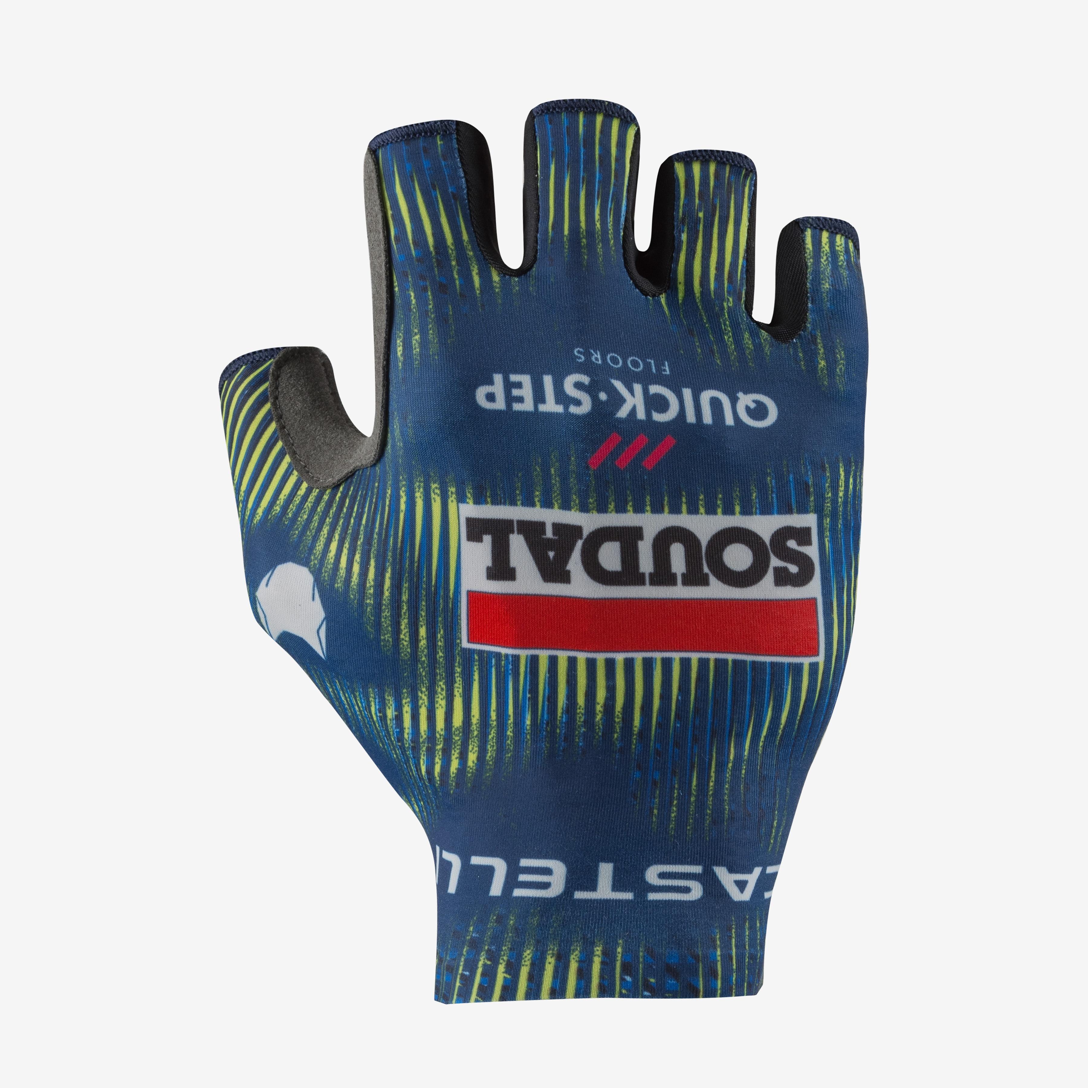 Competizione glove no pad - blue/electric lime - castelli