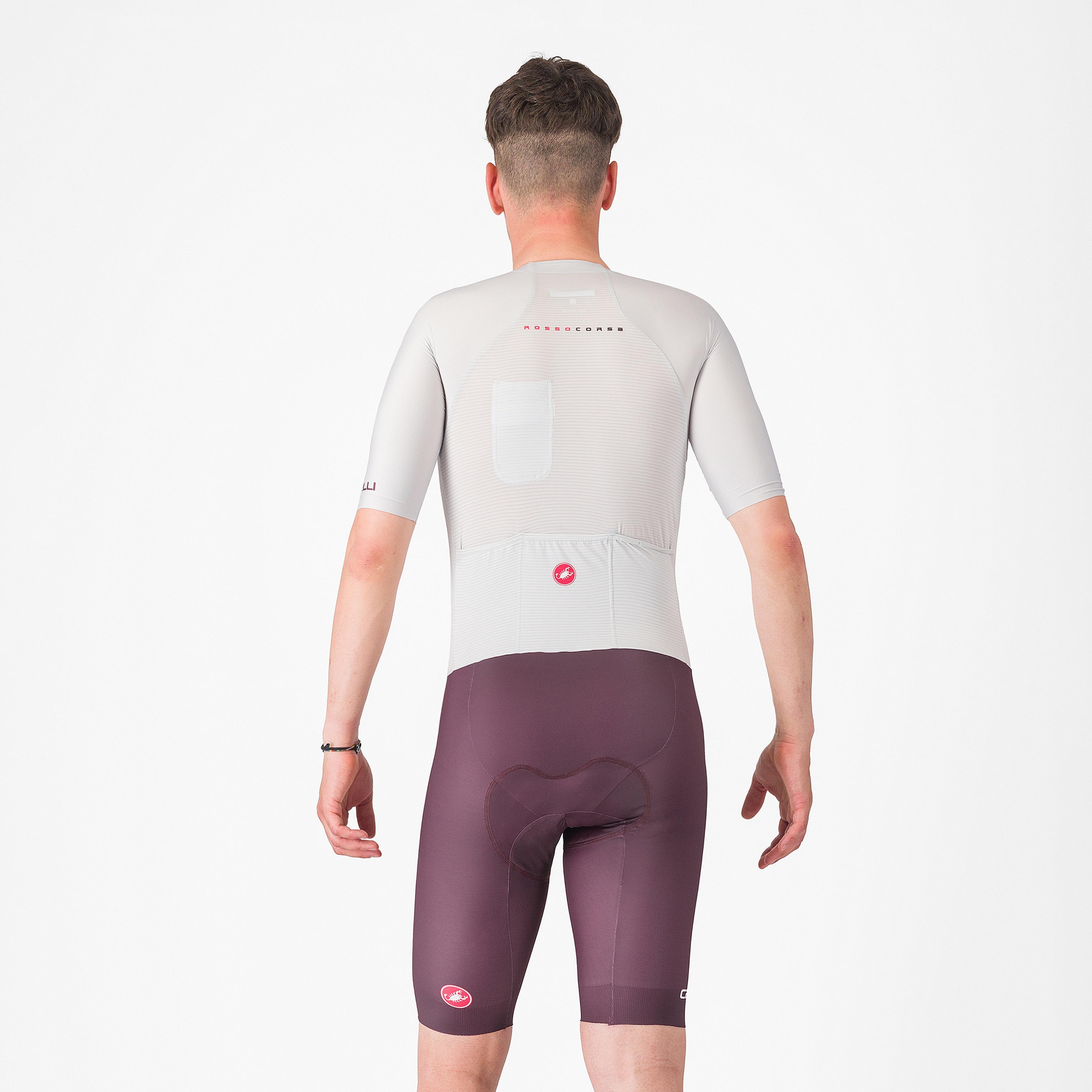 Sanremo btw speed suit x2 - silver gray bordeaux - castelli