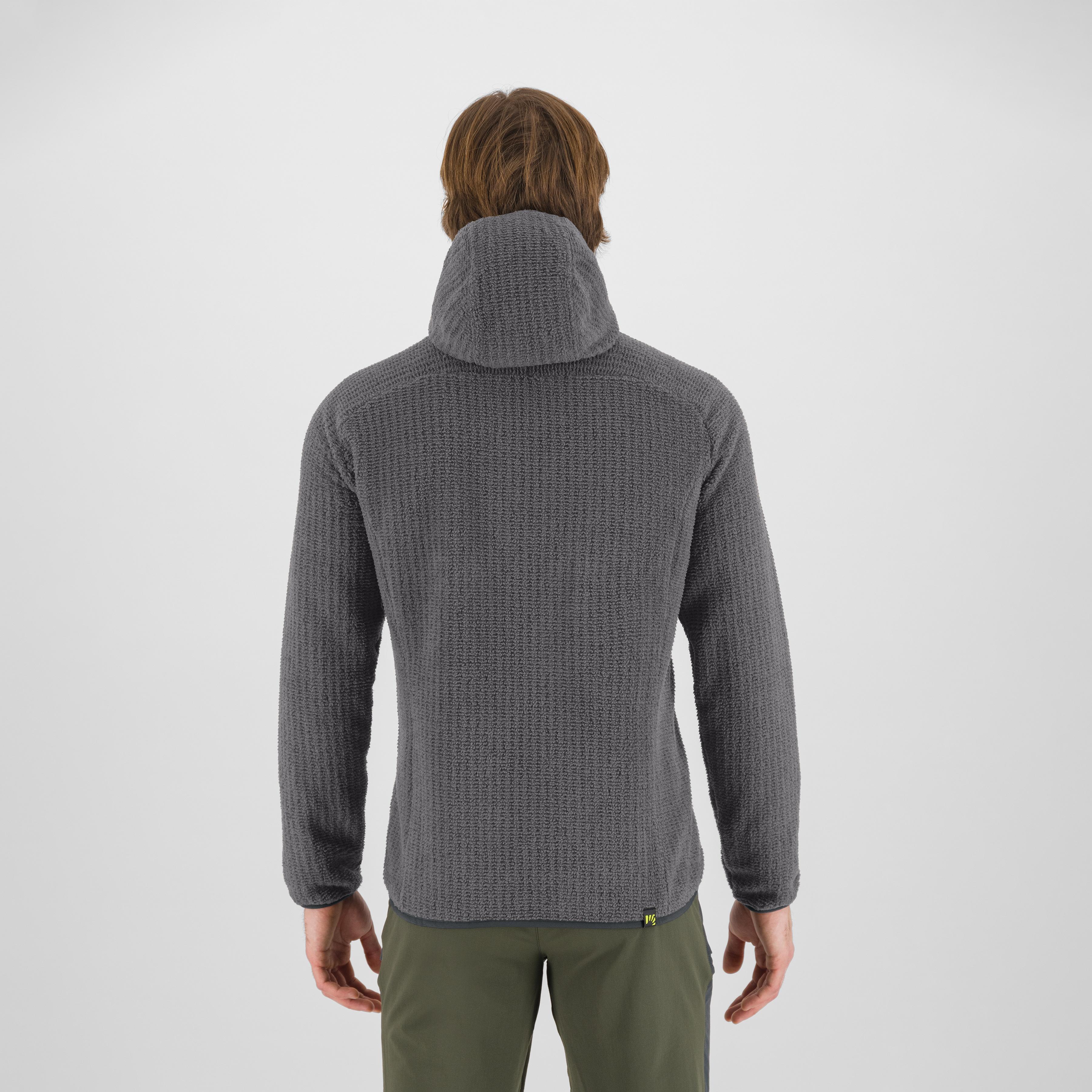 Rocchetta evo hoodie fleece - smoked/woodl.gray - karpos