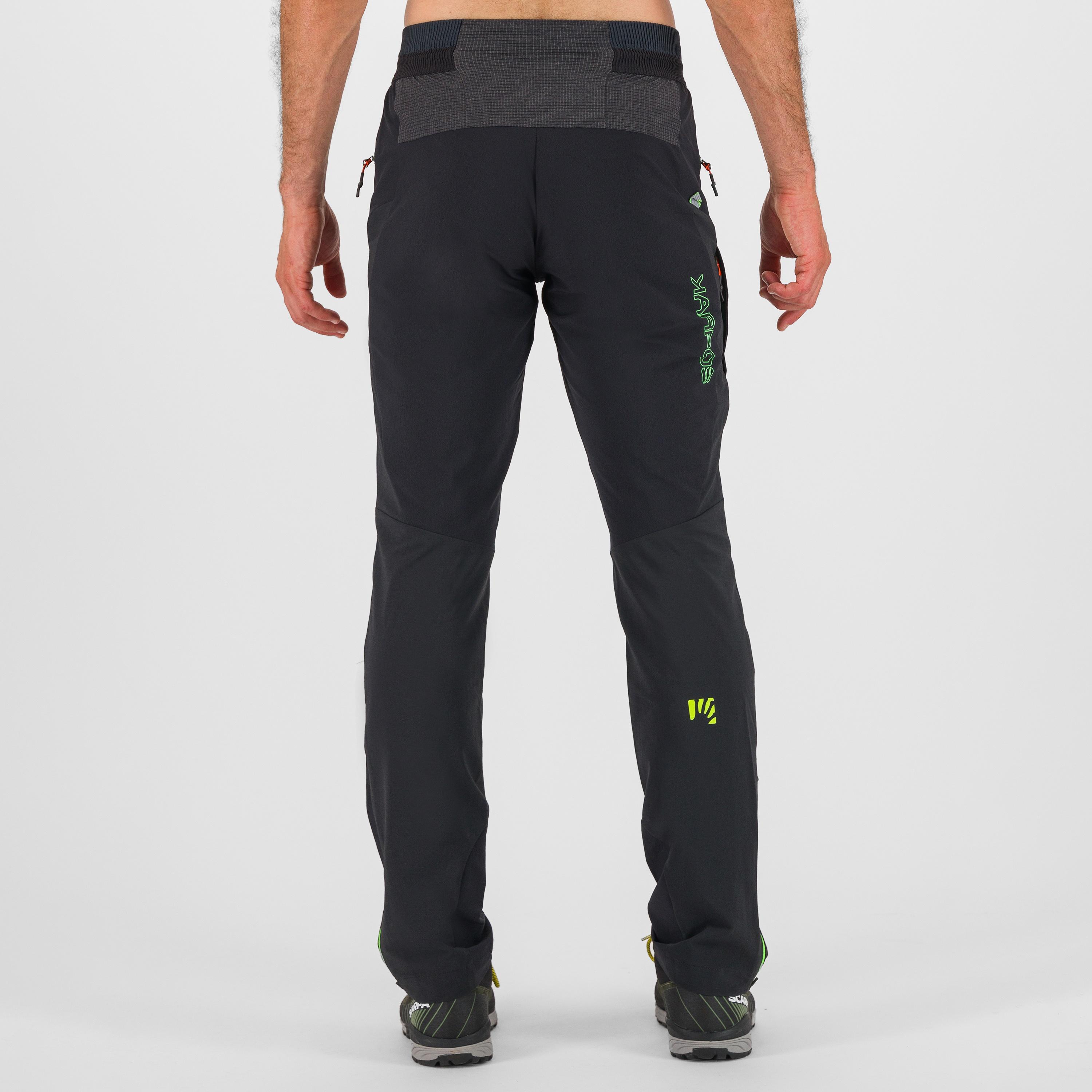 K-performance rock climbing pant - black/jasmine green - karpos