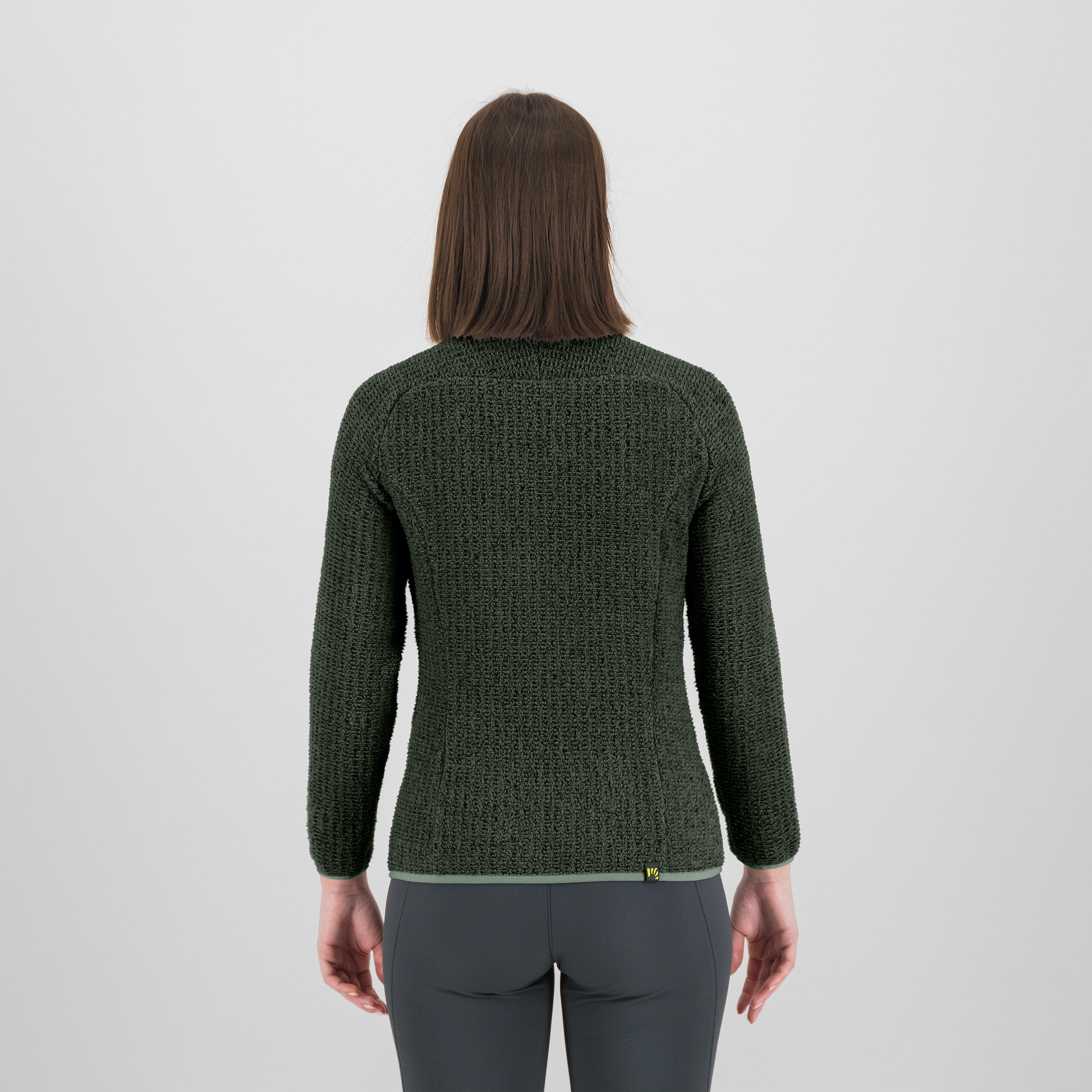 Rocchetta evo w fleece - green bag/woodl.gray - karpos
