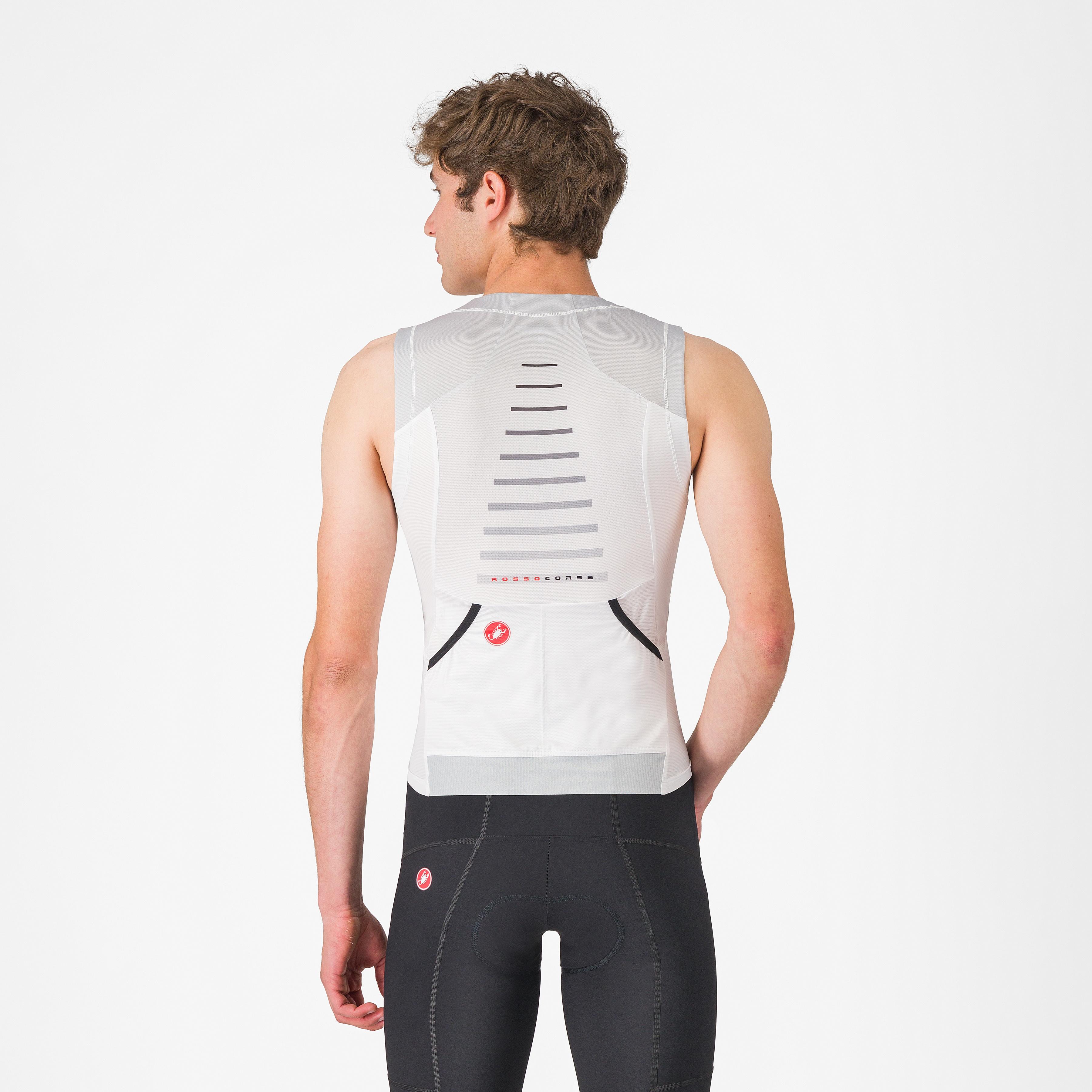 Free speed 3 top - white/silver gray - castelli