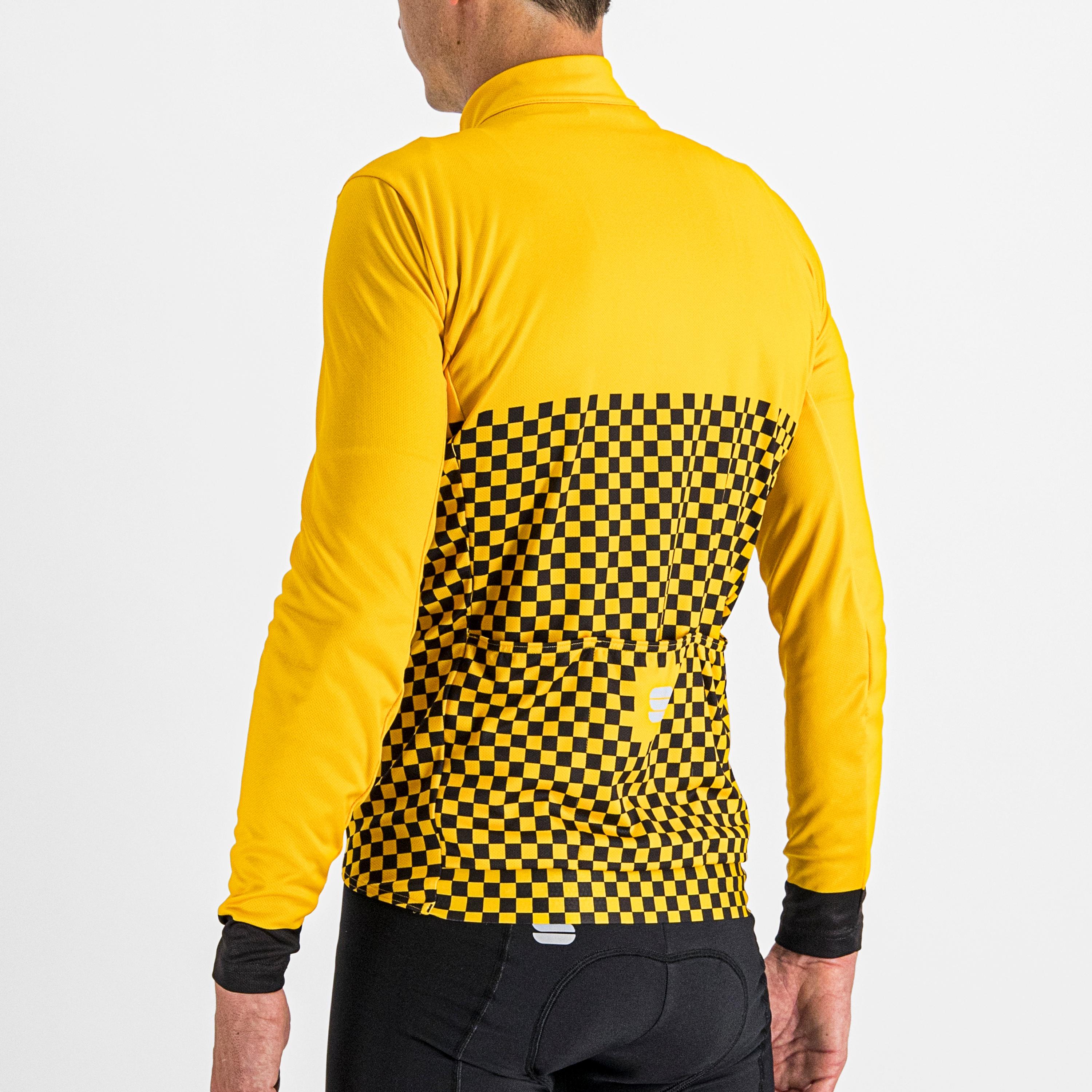 Checkmate thermal jersey - yellow black - sportful