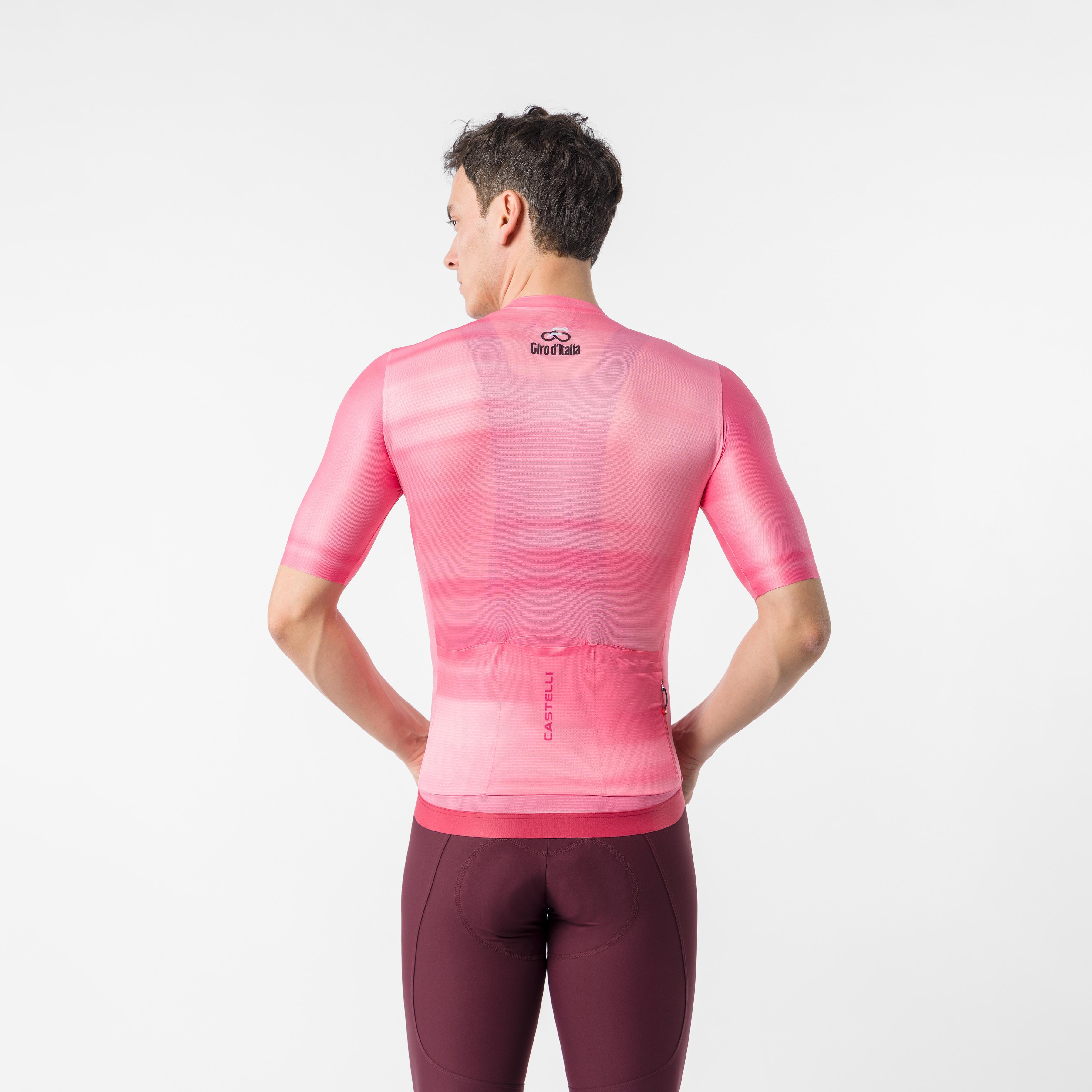 #giro109 espresso 2 jersey - rosa giro - castelli