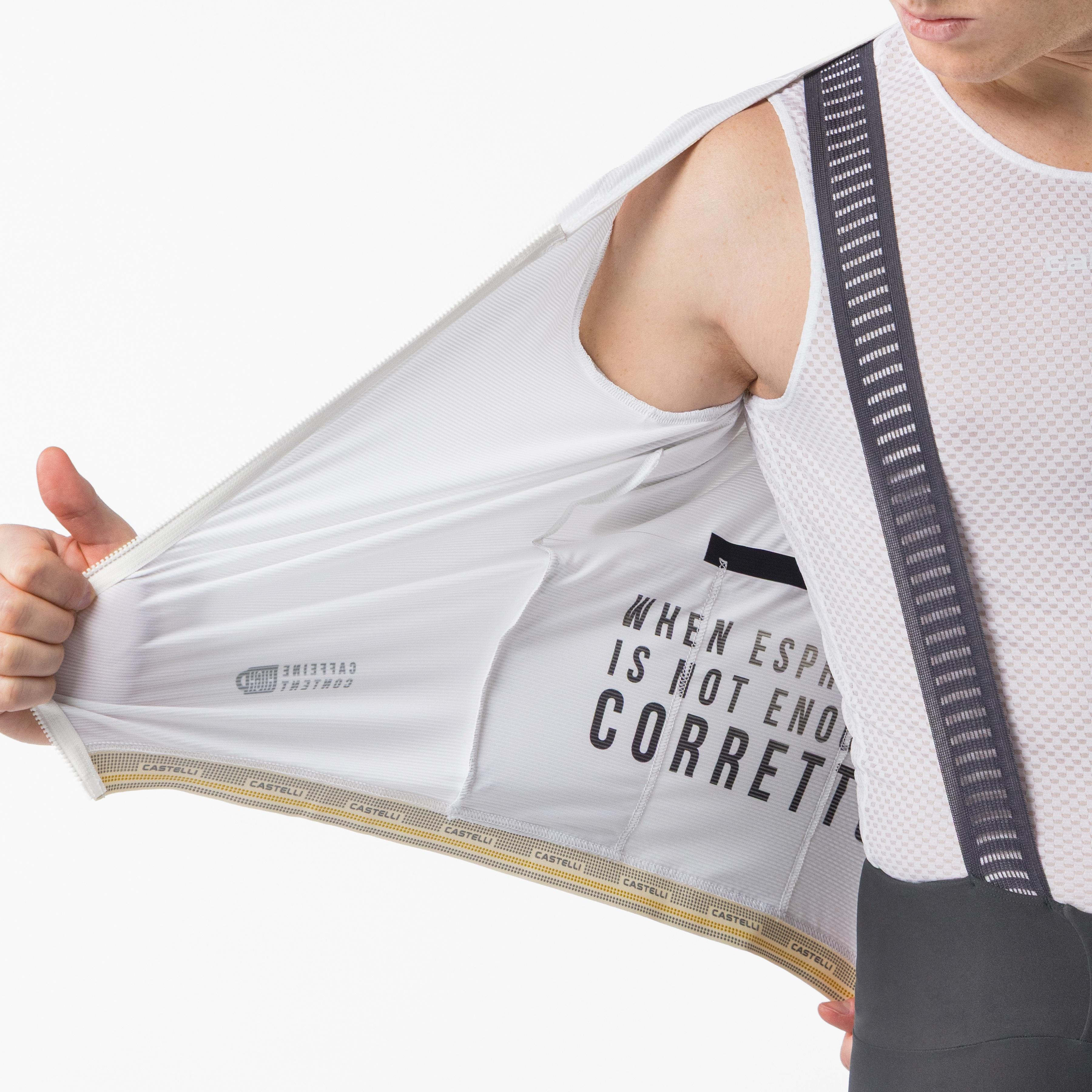 Corretto ls jersey - ivory/silver moon-deep green - castelli