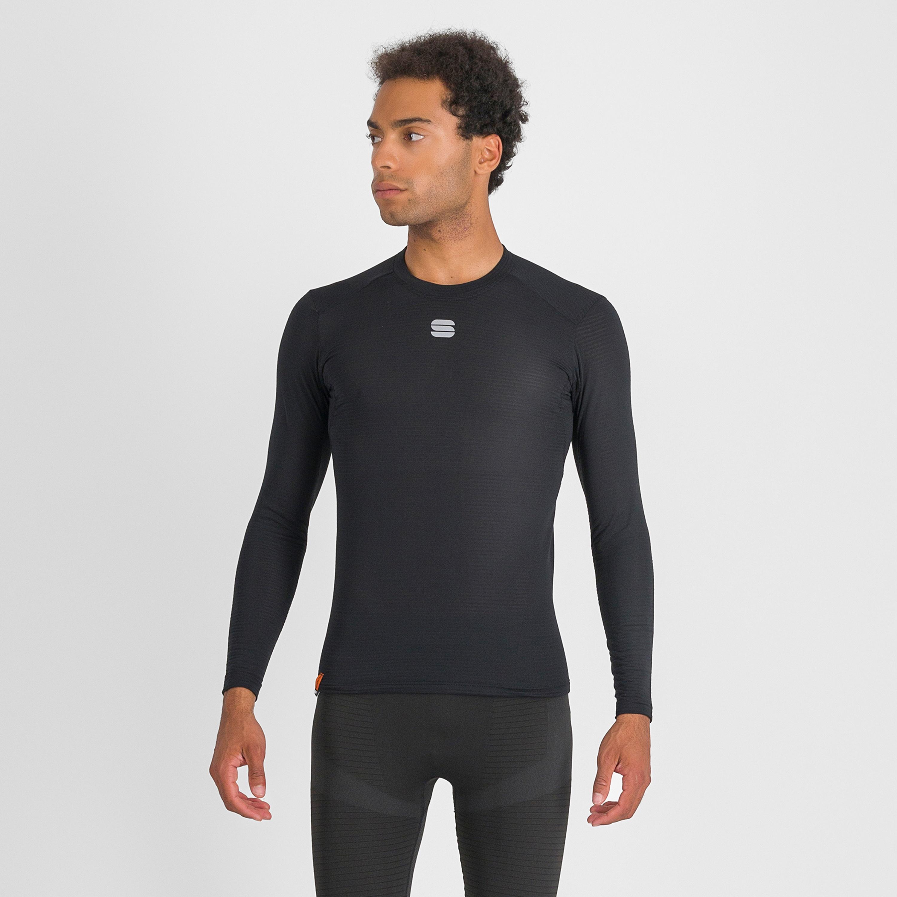 Thermodynamic mid tee long sleeve - black - sportful