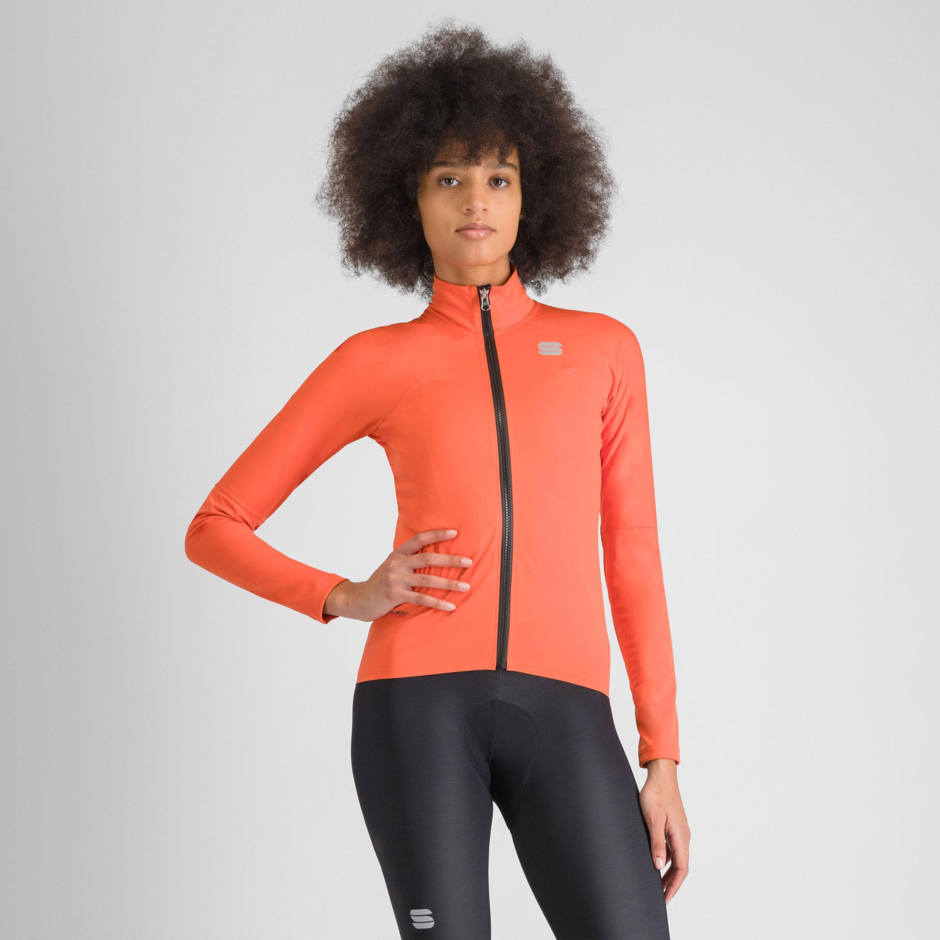 Fiandre pro 2 w jacket long sleeves - pompelmo - sportful