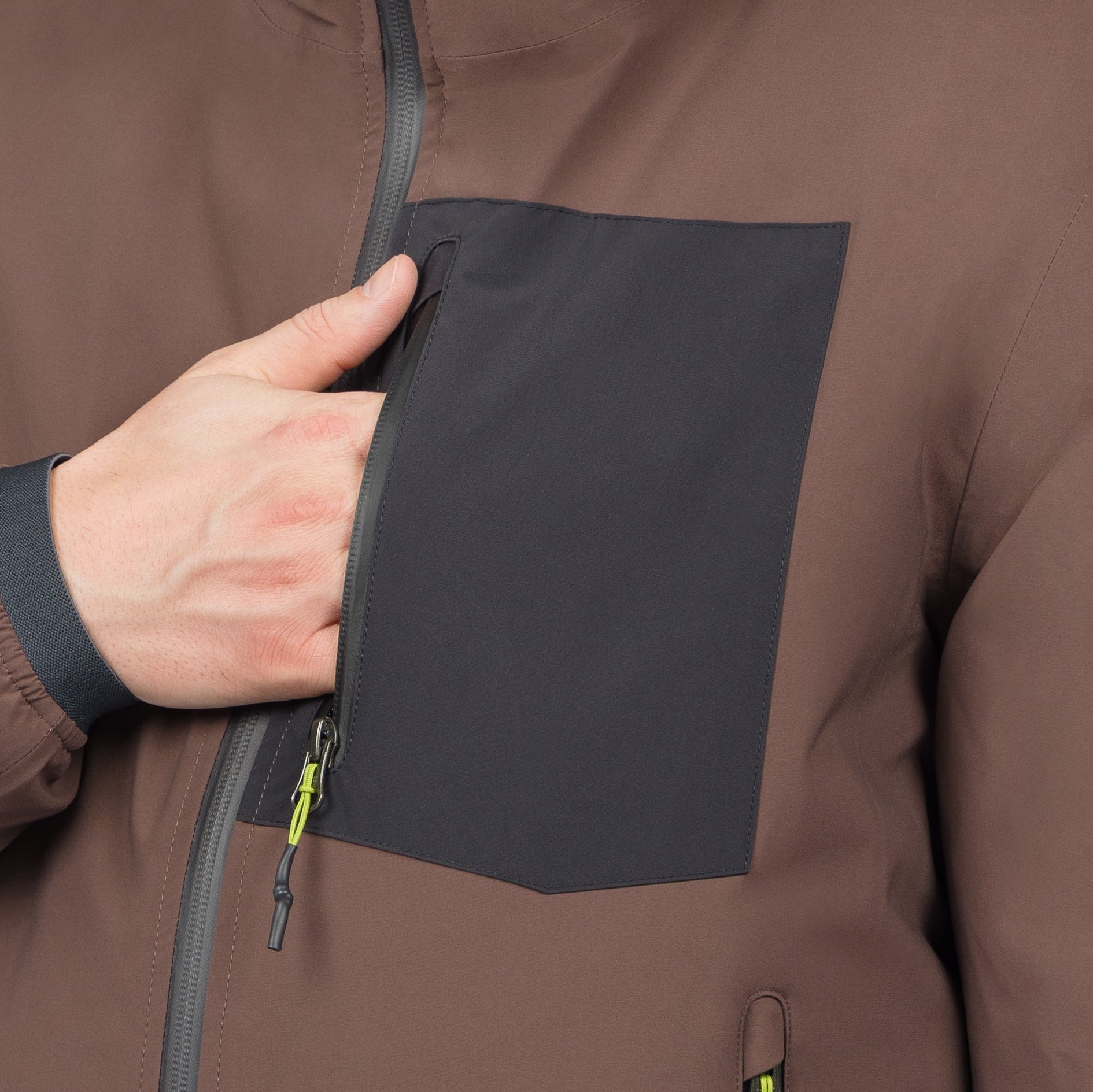 Falier jacket - gianduia brown - karpos
