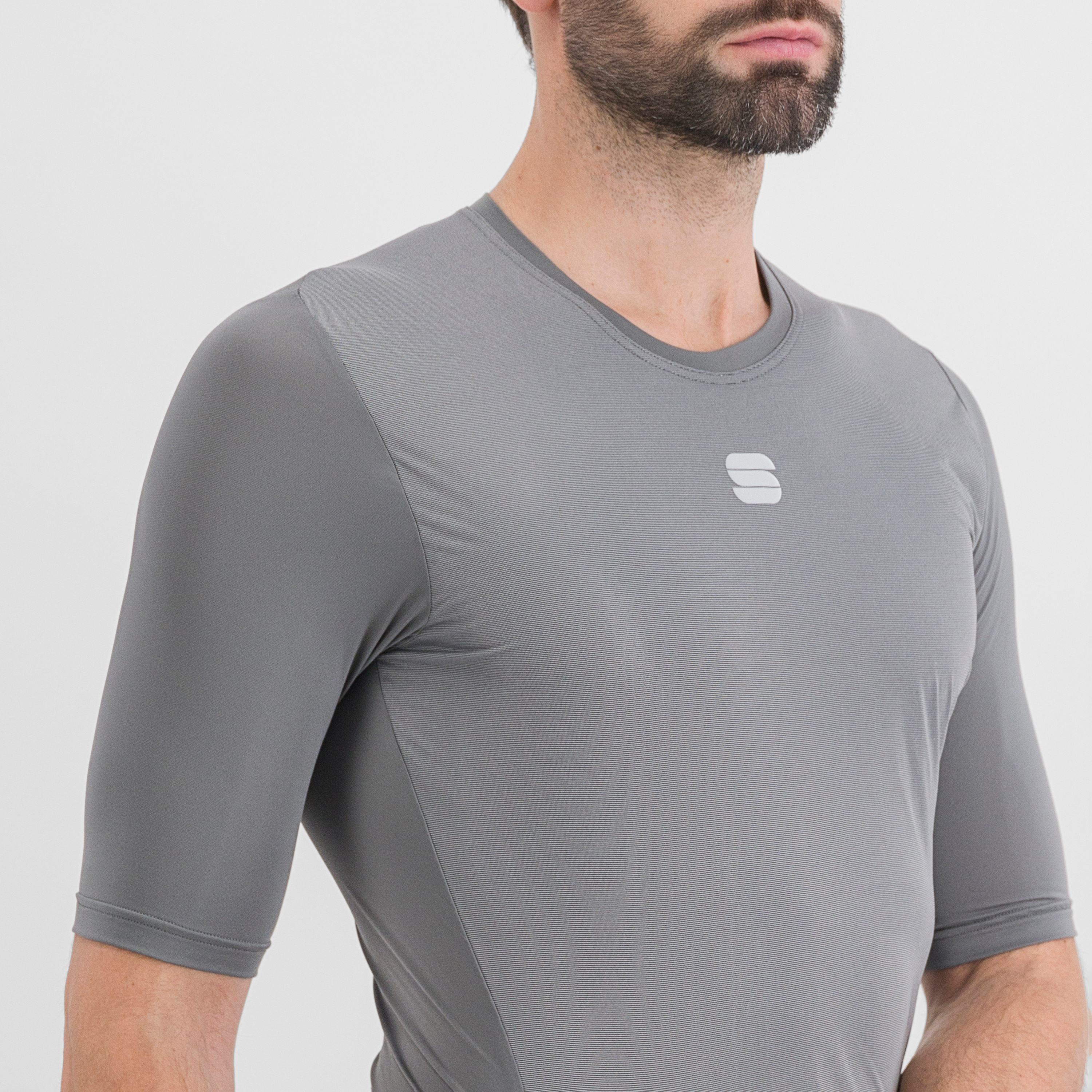Fiandre thermal layer tee - ash grey - sportful