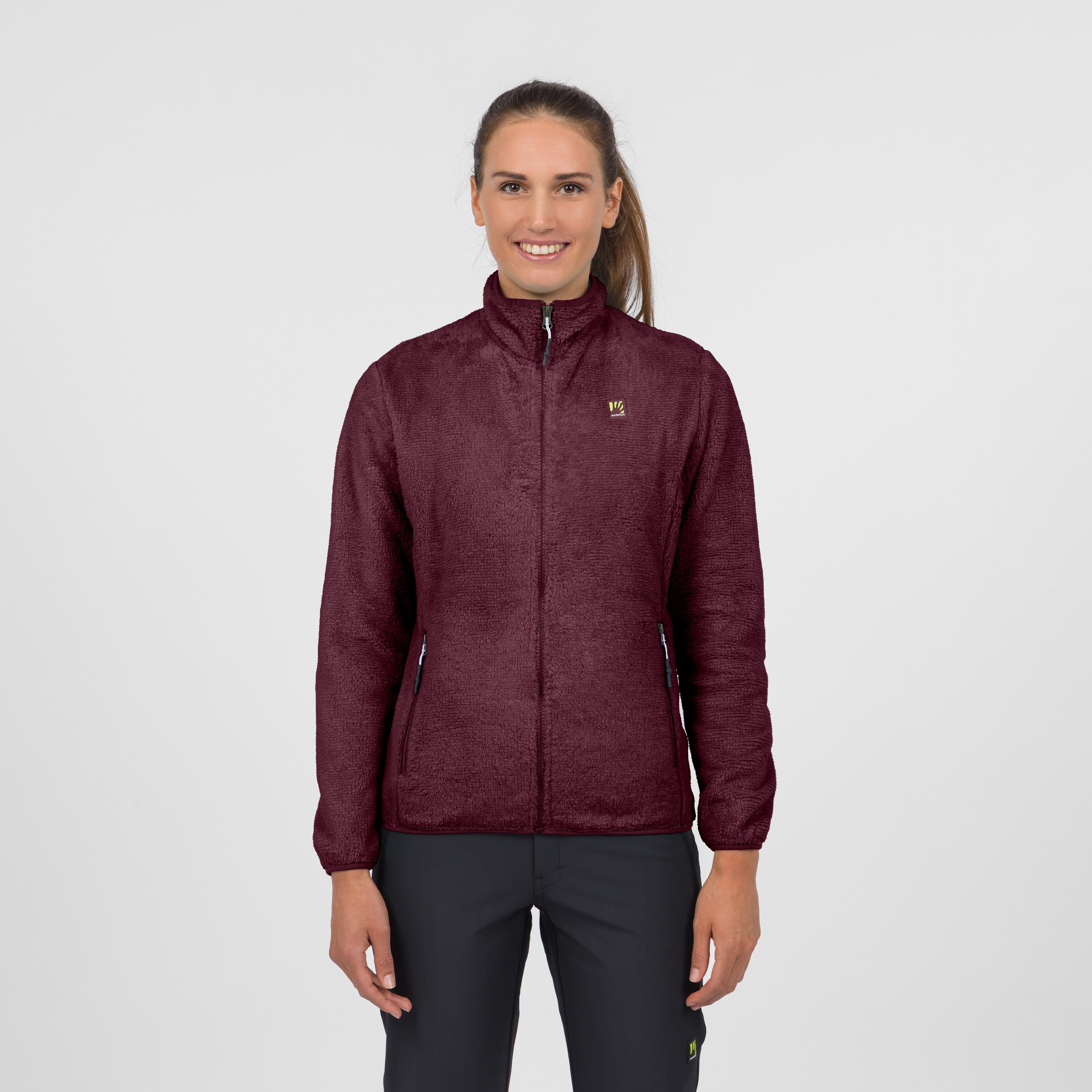 Vertice evo w fleece - crimson - karpos
