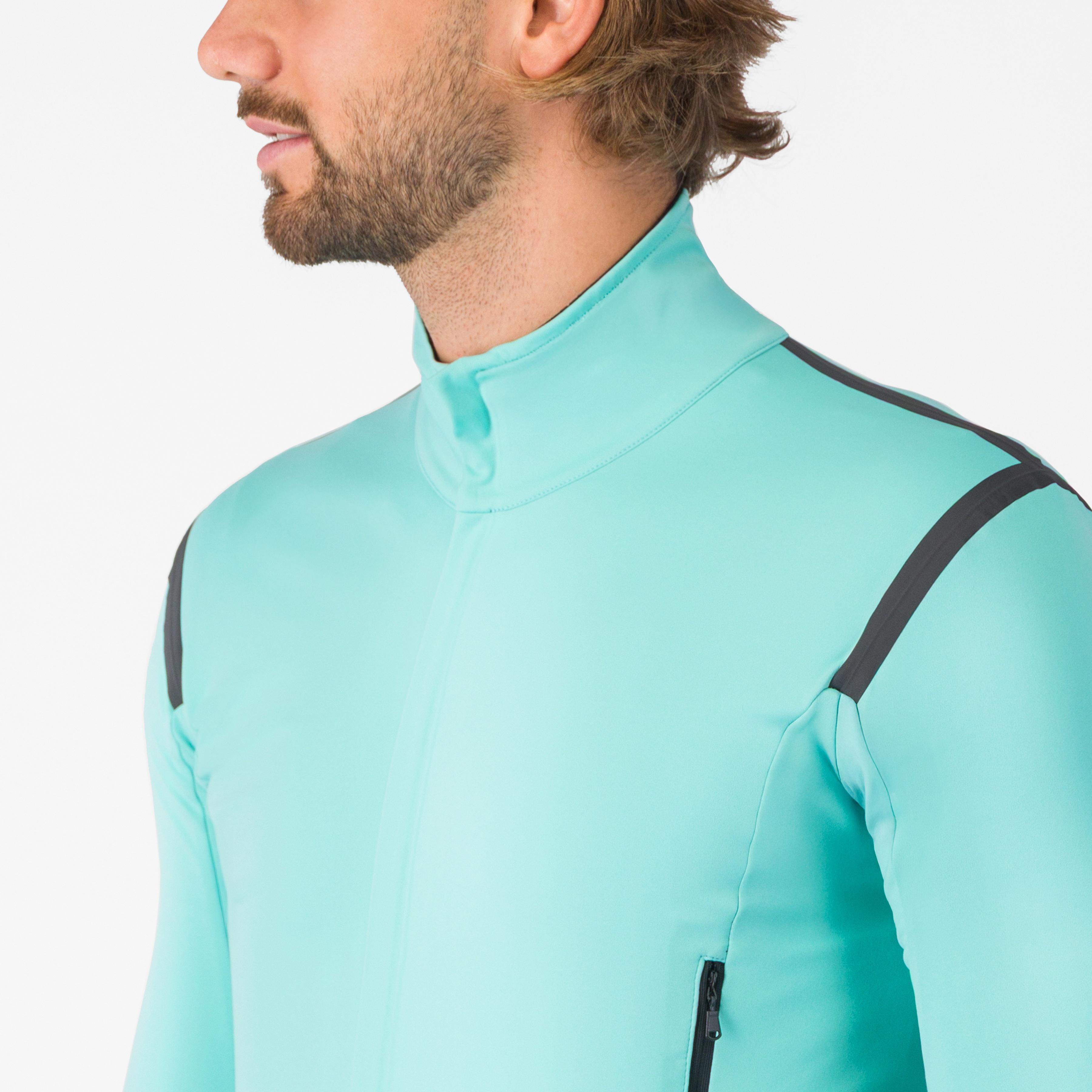 Perfetto ros 3 jacket - pool blue/black reflex - castelli