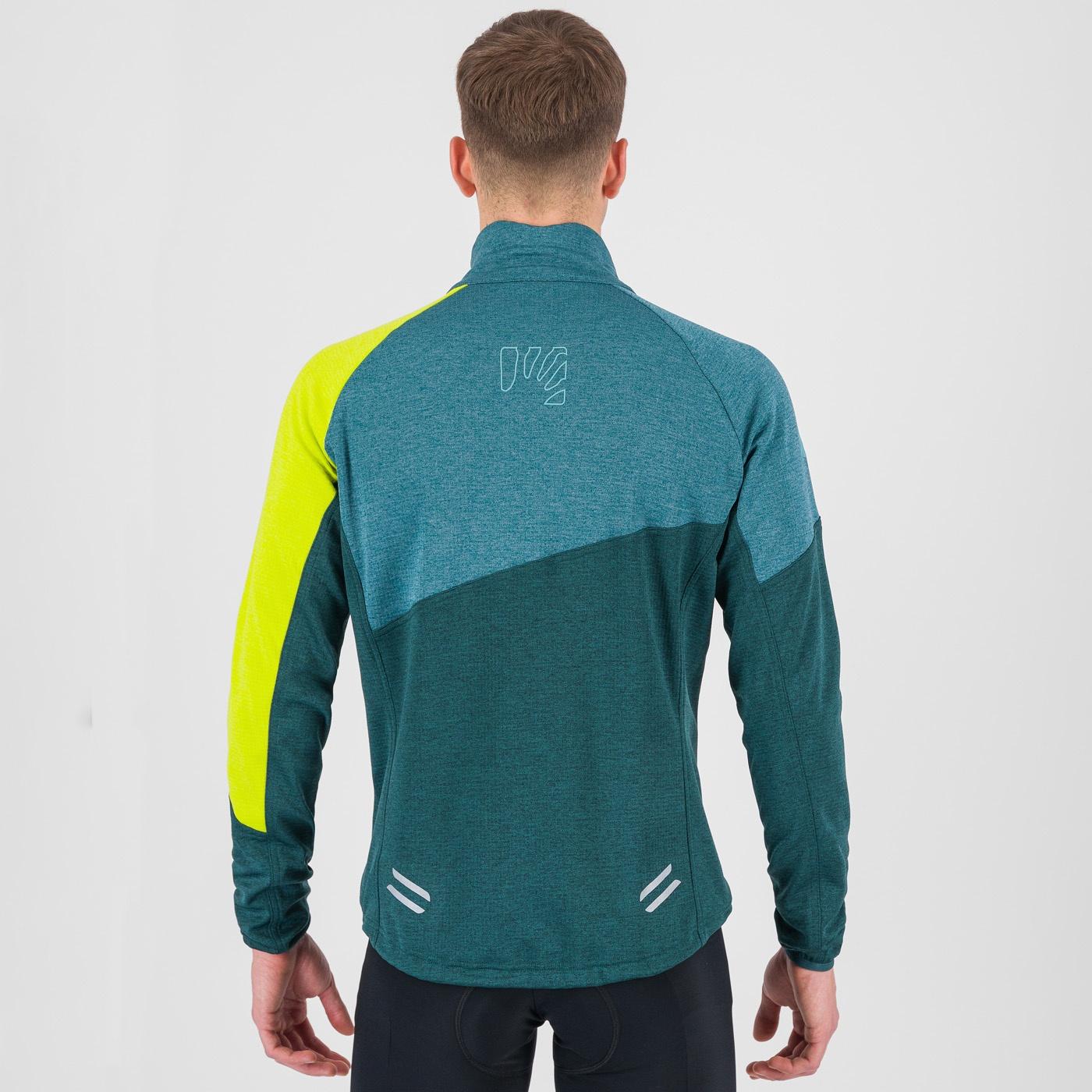 Val viola full-zip fleece - forest/balsam/kiwi colada - karpos