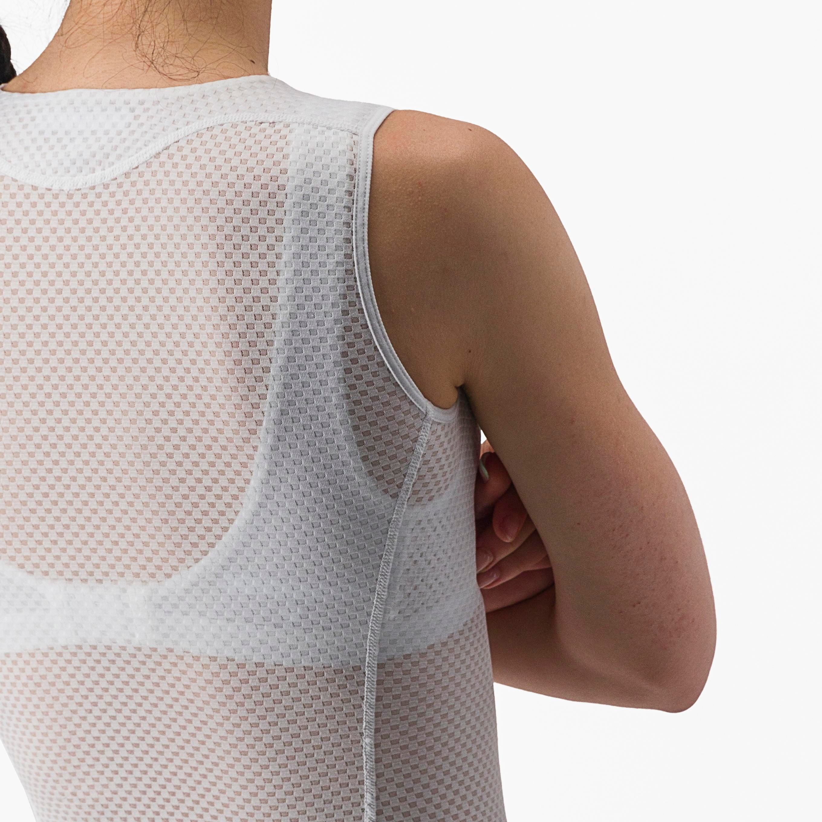 Pro issue 2 w sleeveless - white - castelli