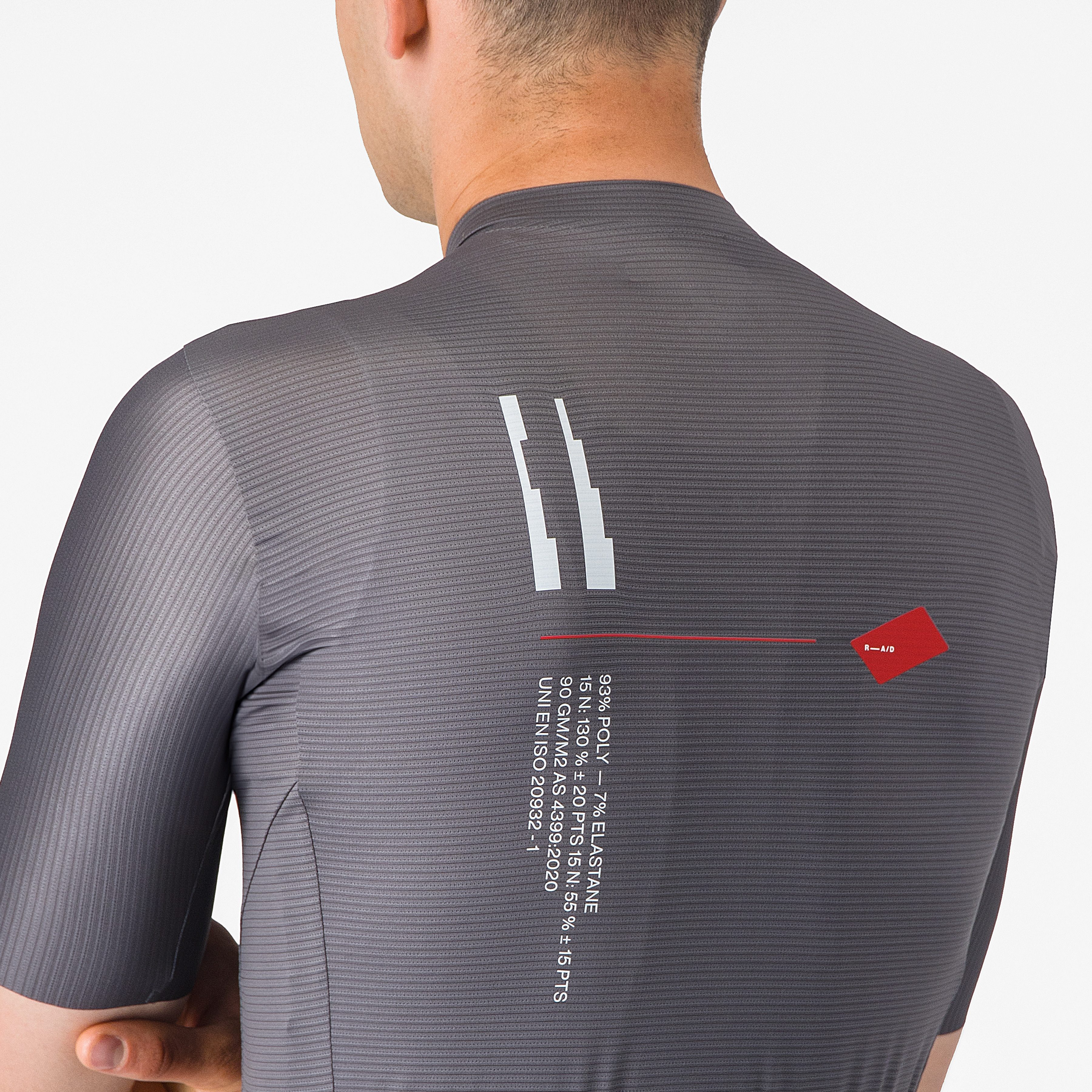Espresso r-a/d jersey - smoky gray - castelli