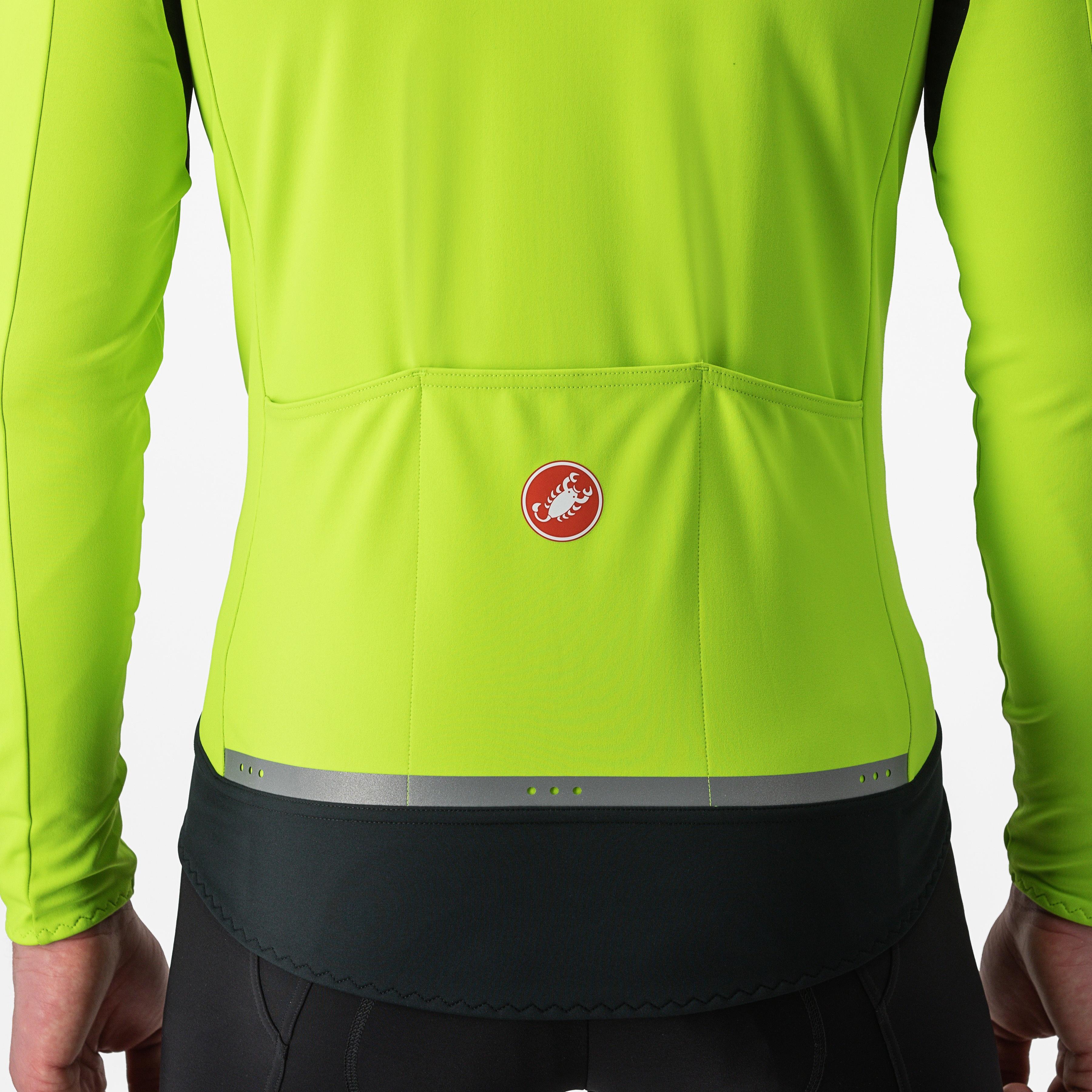 Perfetto ros 2 jacket - electric lime/dark gray - castelli