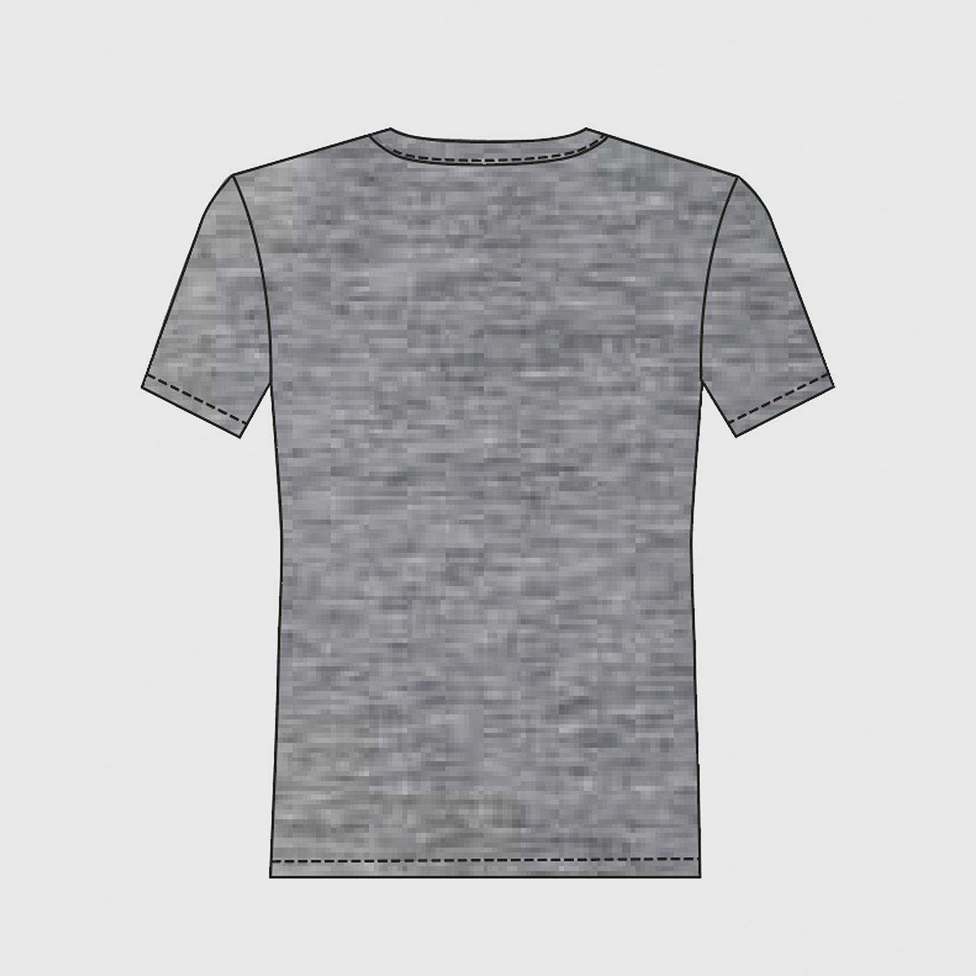 Berto cotton t-shirt - grigio chiaro melange - karpos