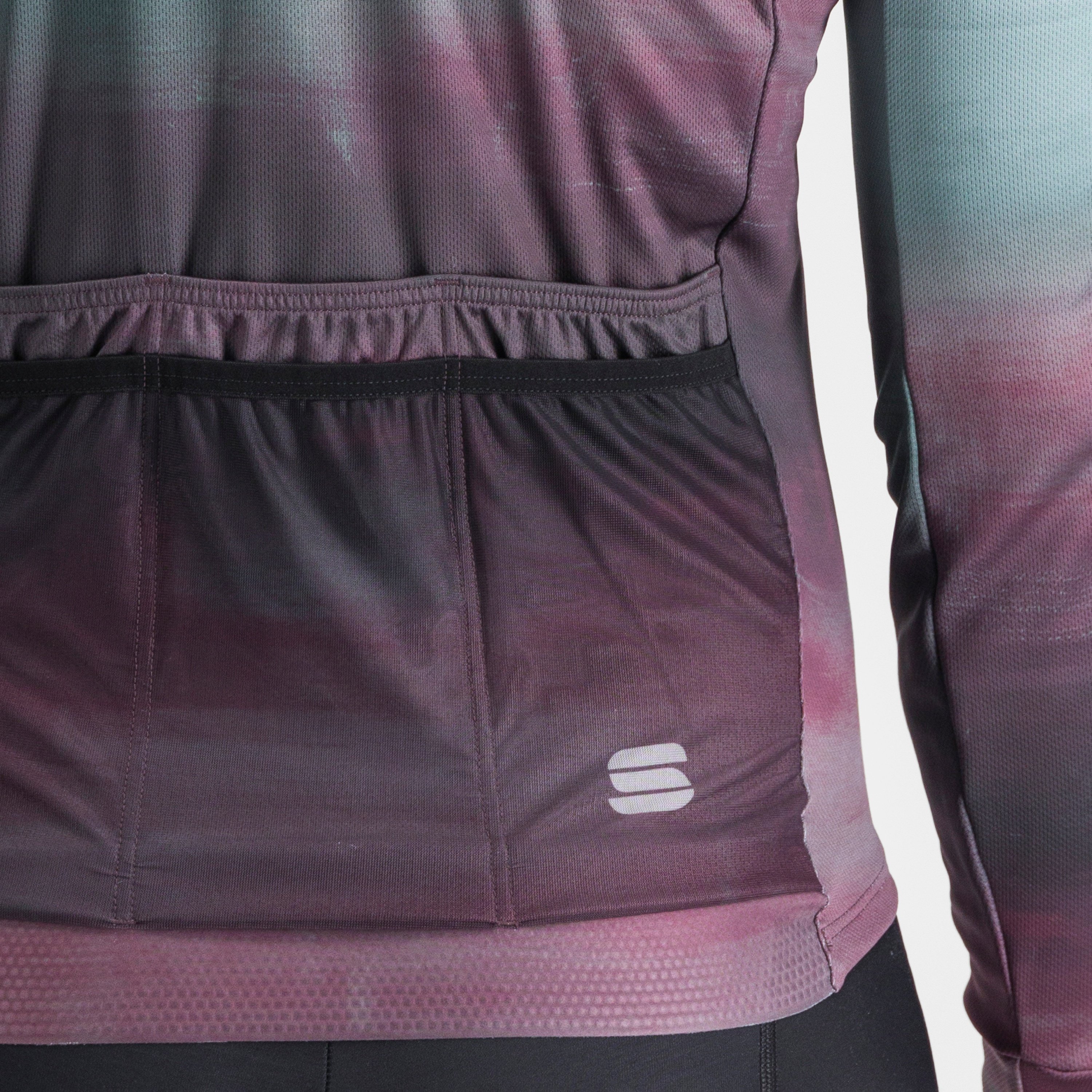 Flow  supergiara thermal jersey - huckleberry shrub green - sportful