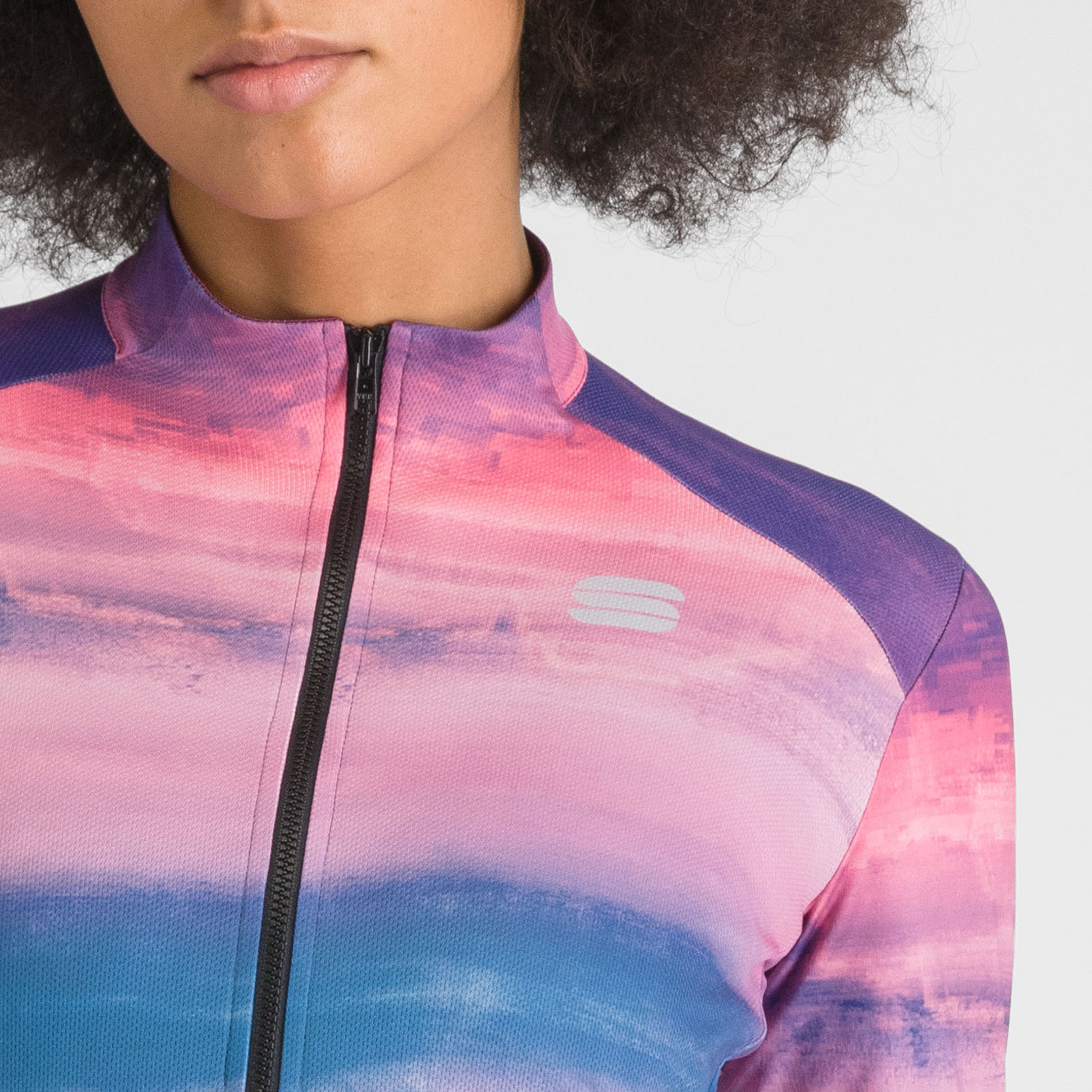 Flow supergiara w thermal jersey - blue pink - sportful