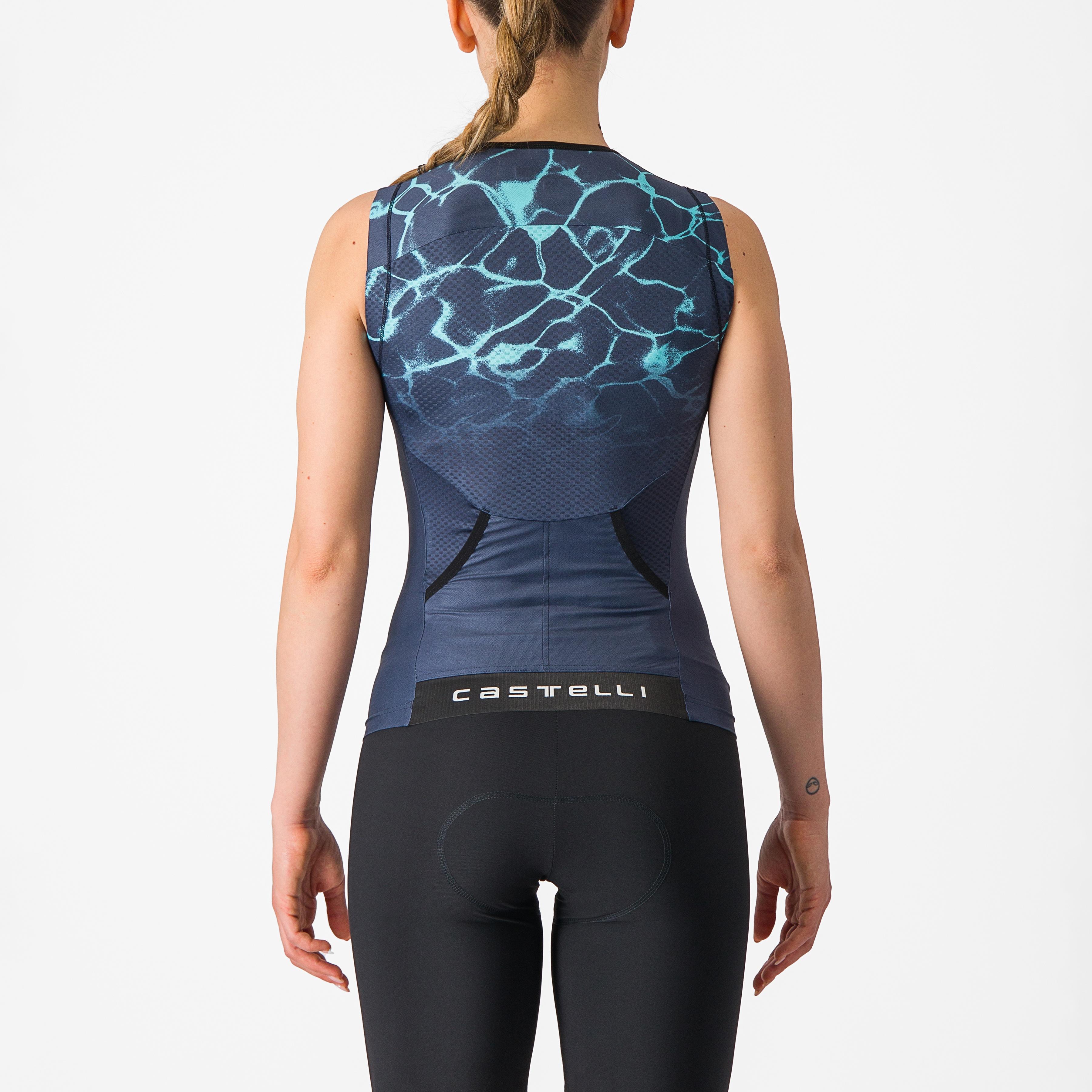 Free 2 w tri singlet - belgian blue/light tourquoise - castelli