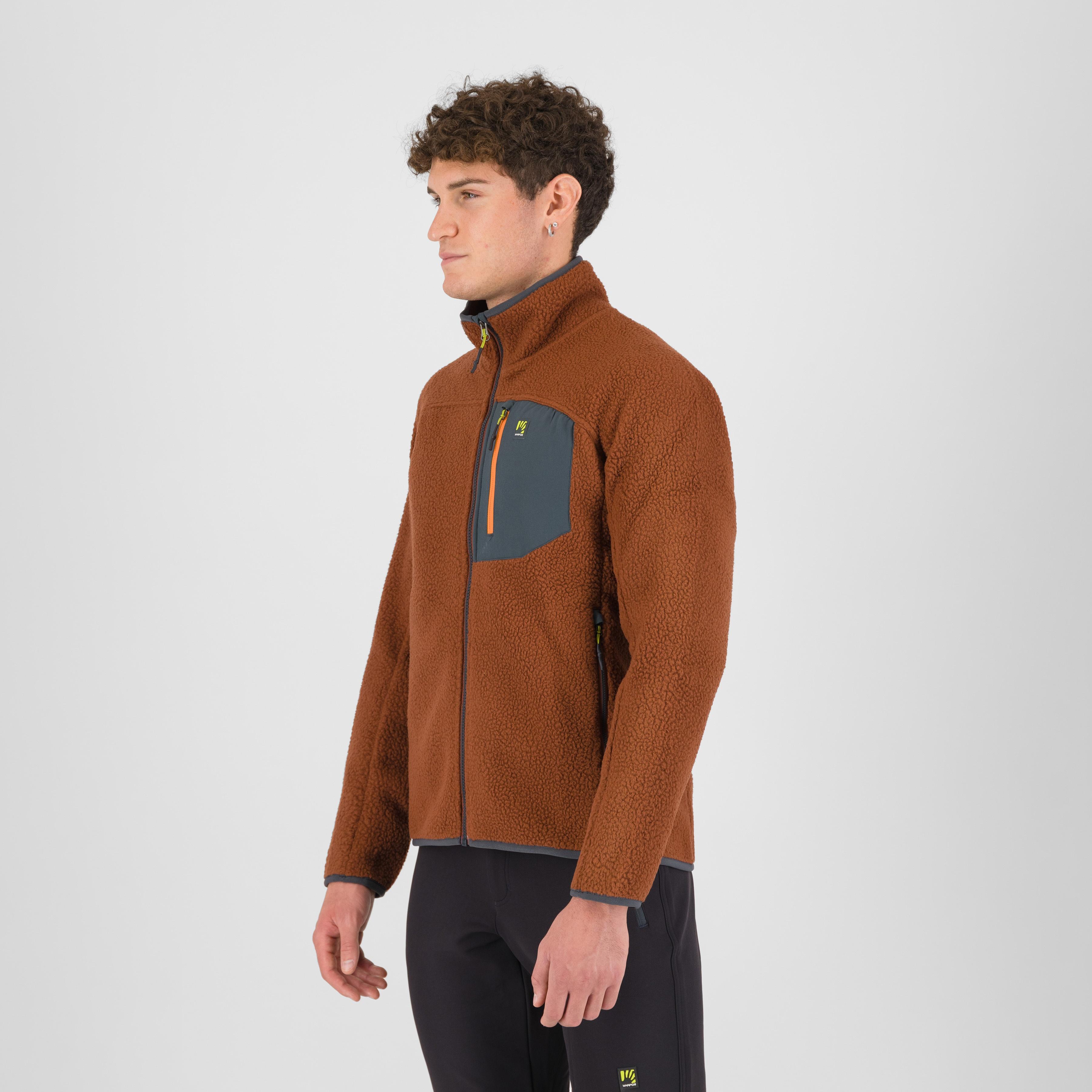 Moiazza retrò fleece - mahogany/woodl.gray - karpos