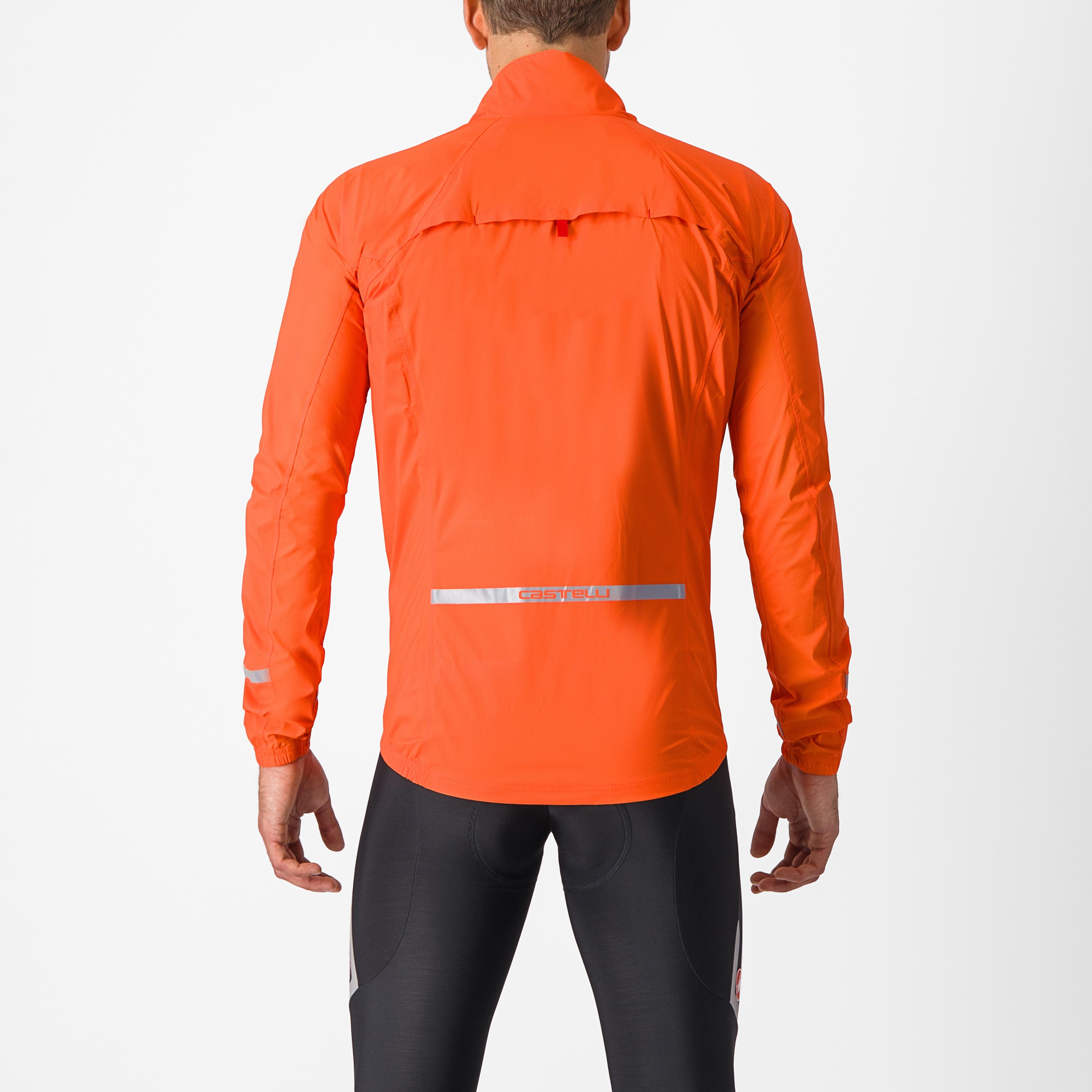 Emergency 2 rain jacket - brilliant orange - castelli