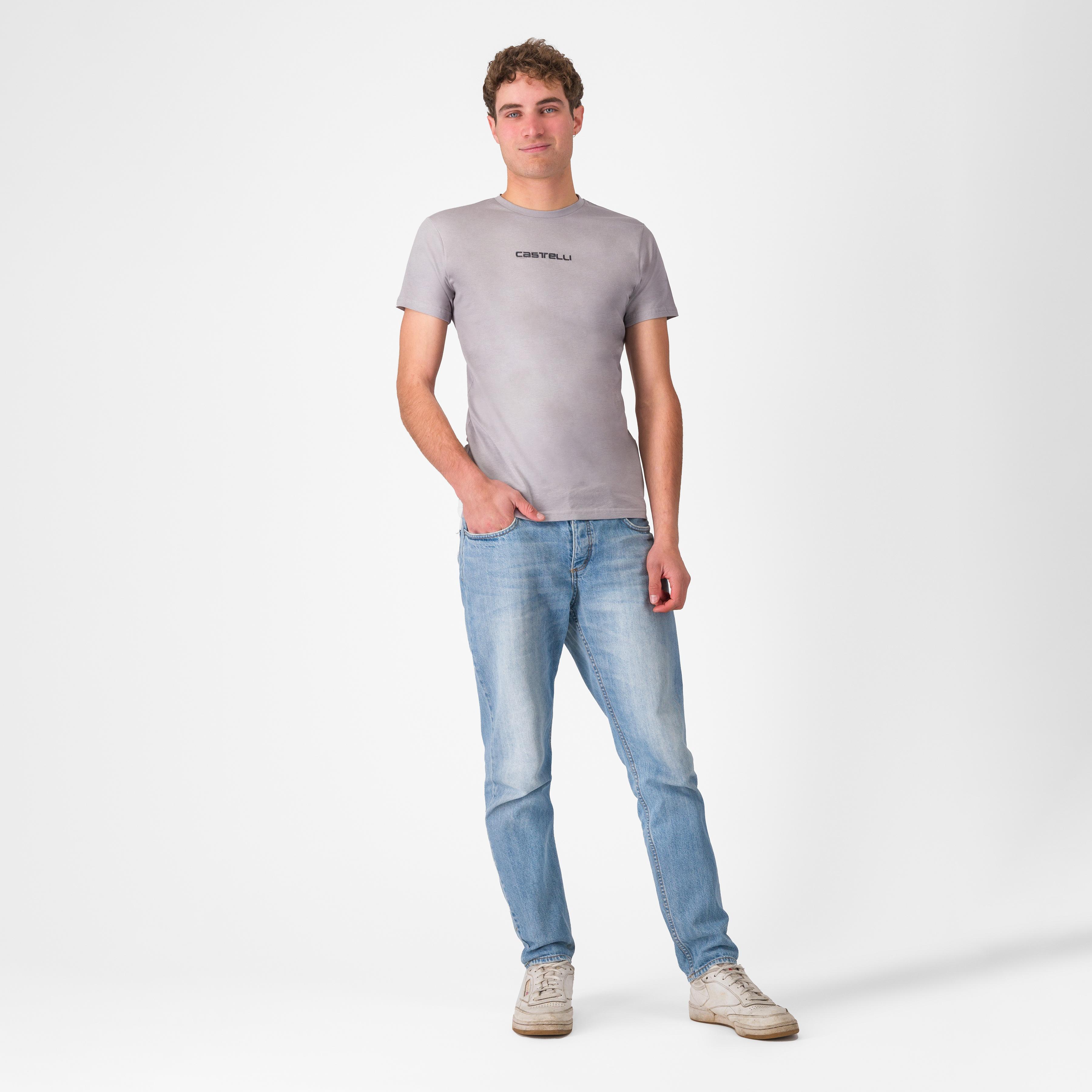 Castelli classico tee - light gray - castelli