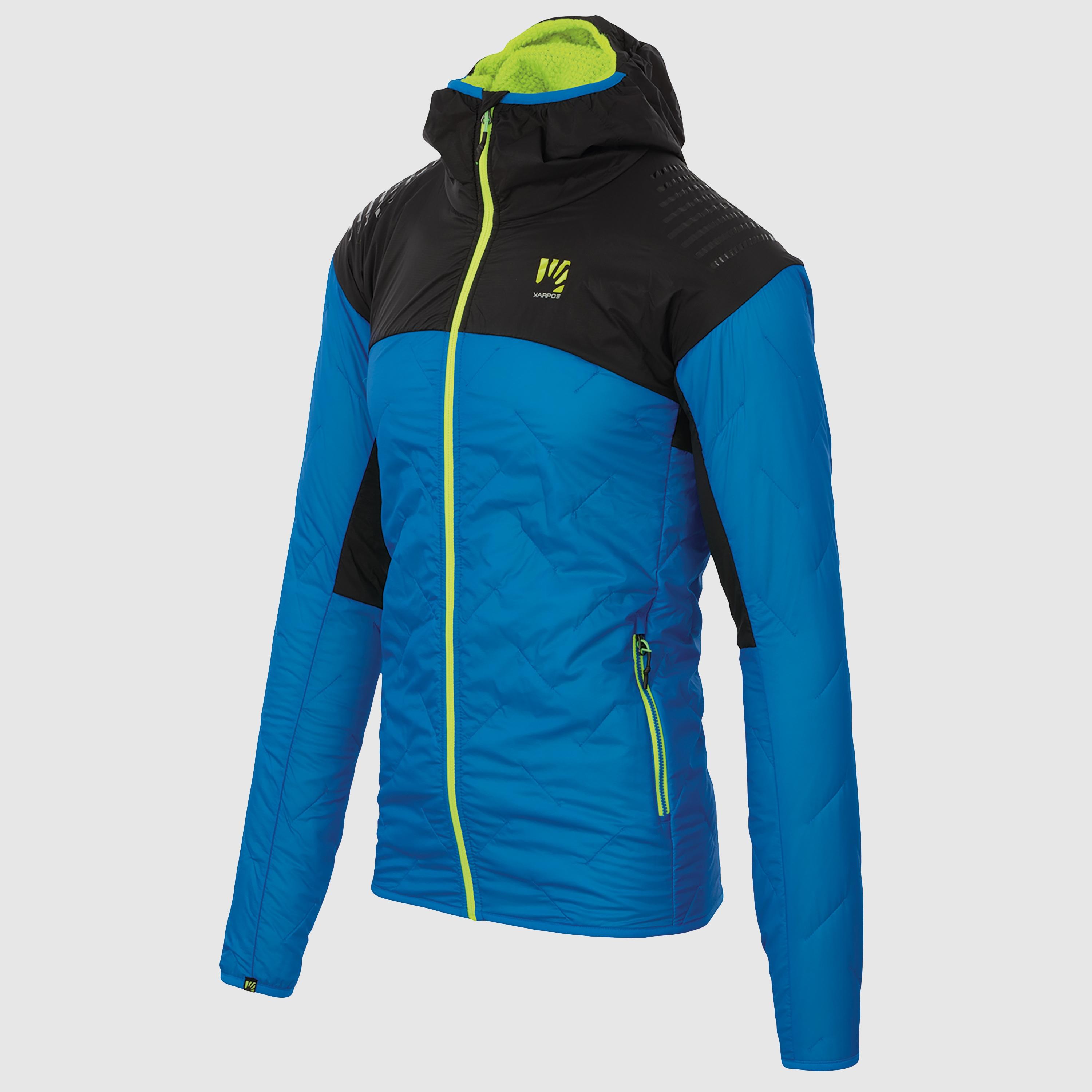 New liskamm jacket - indigo bunting black yellow fl - karpos