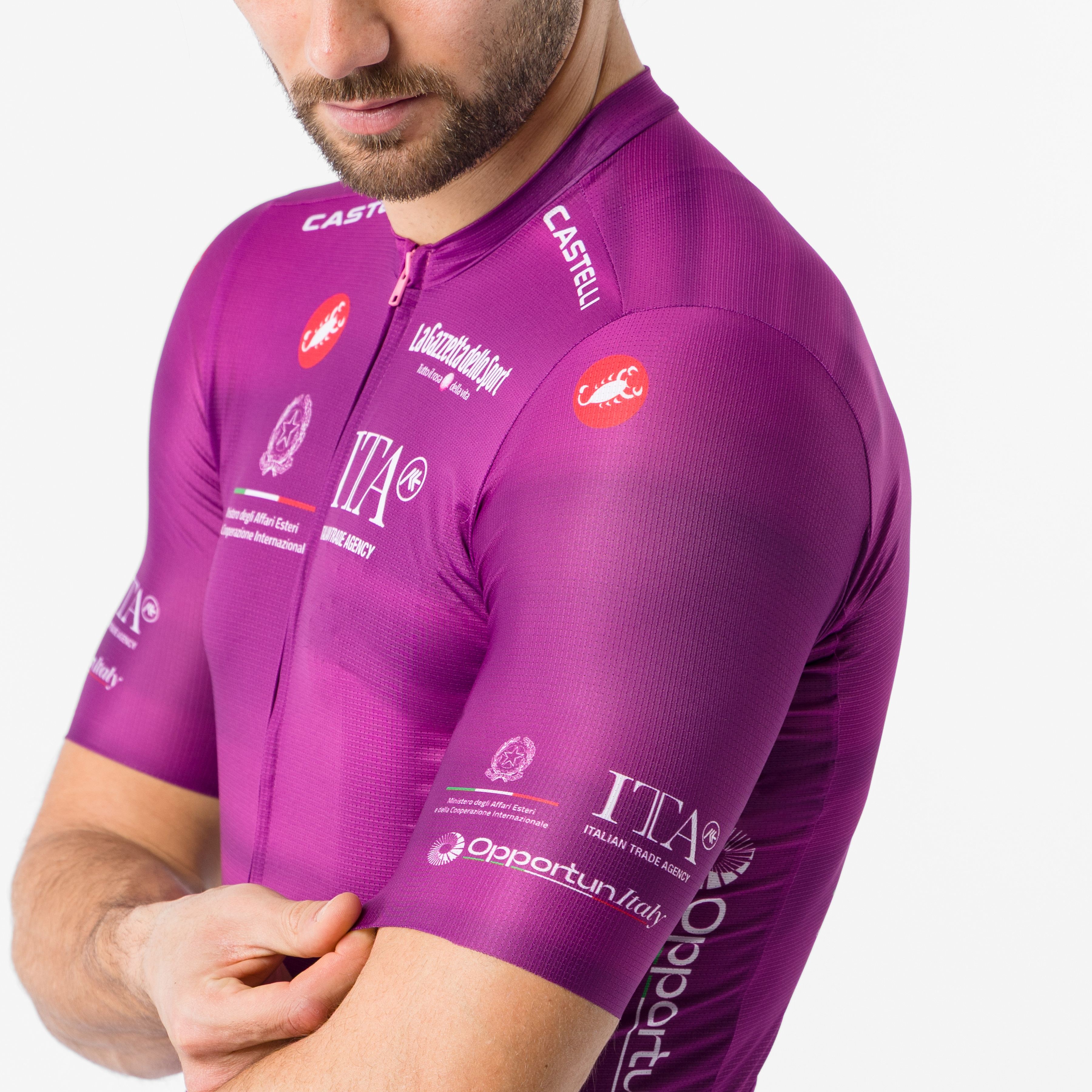 #giro109 competizione 4 jersey - ciclamino - castelli