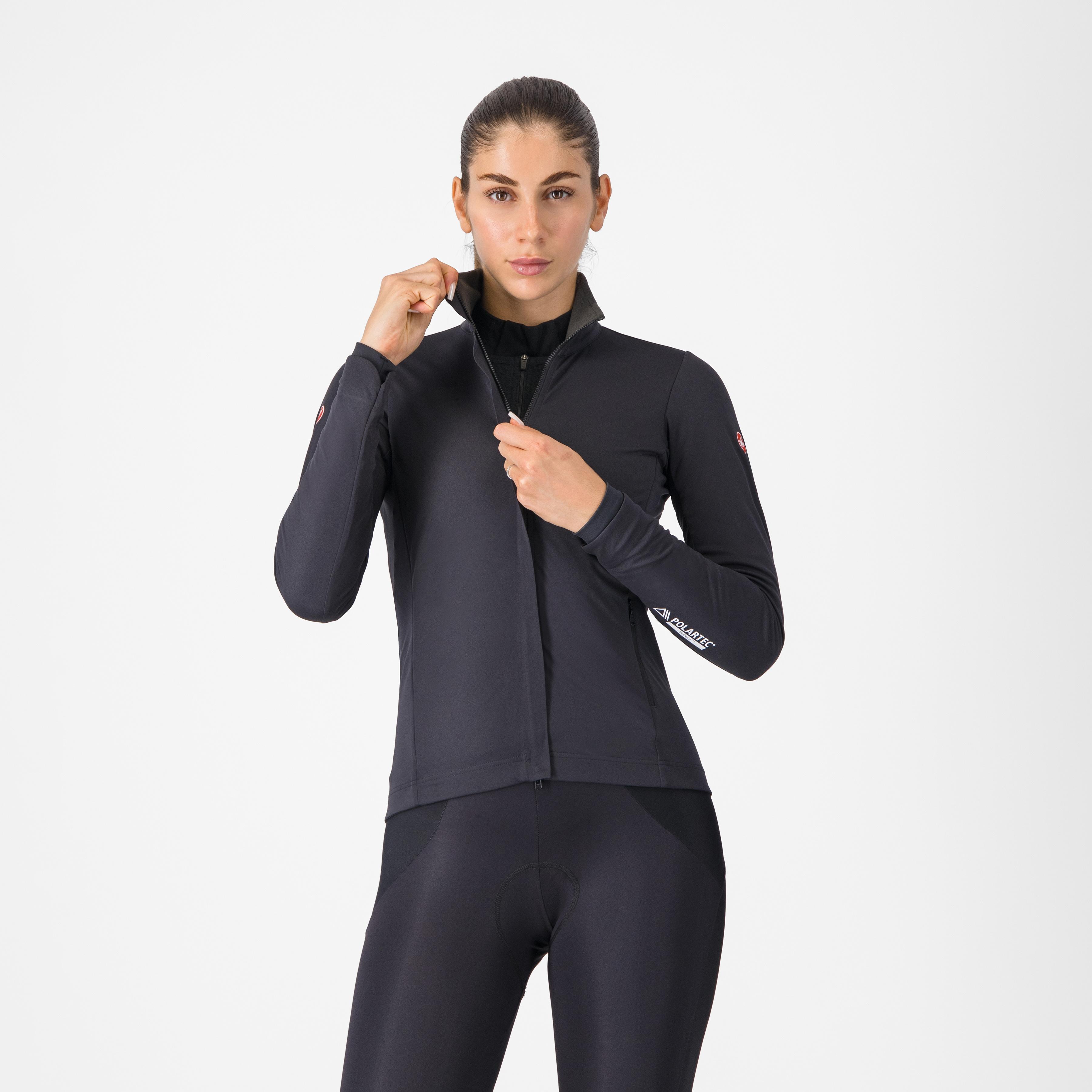 Alpha 150 w jacket - light black/black - castelli