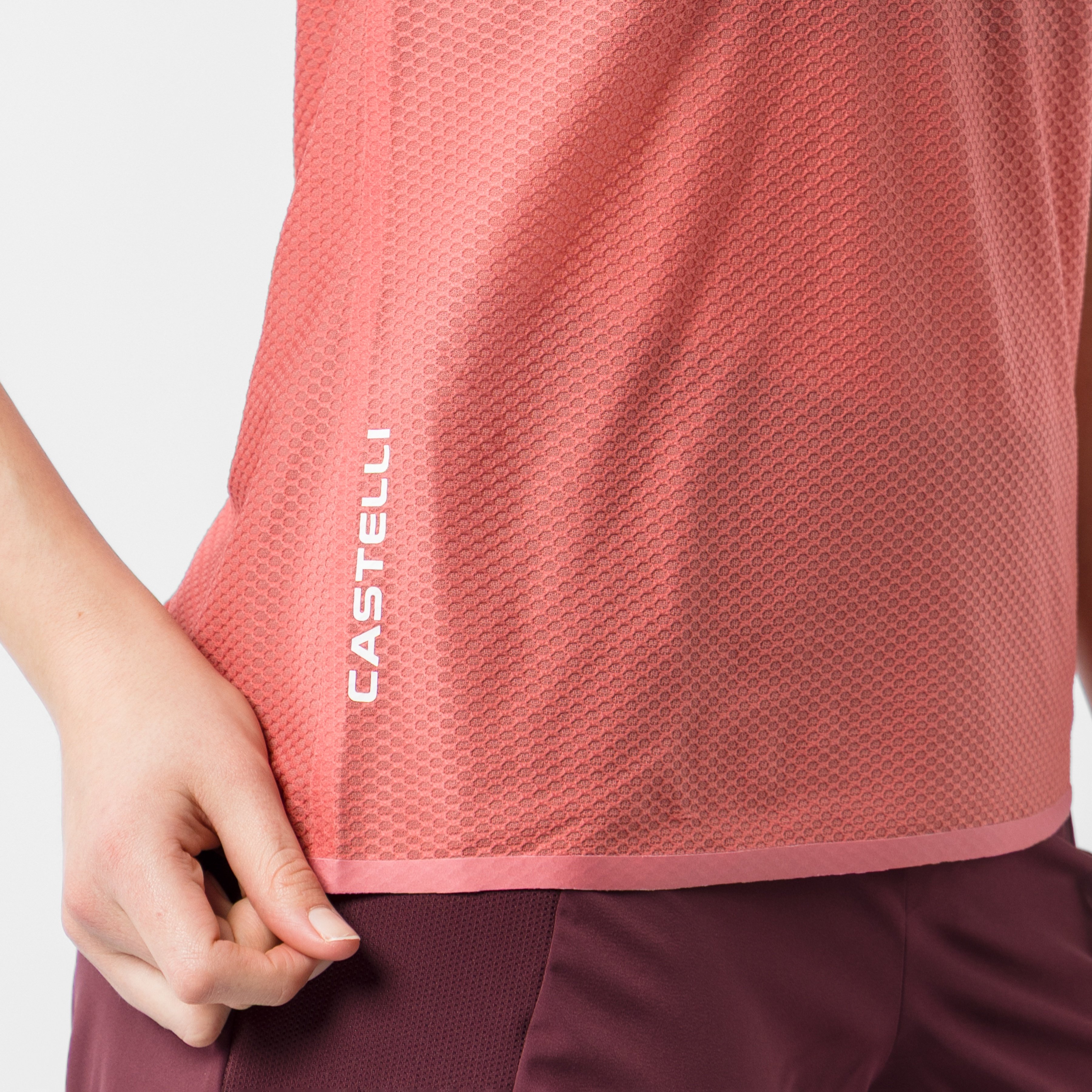 Comfort travel mesh top - faded rose - castelli