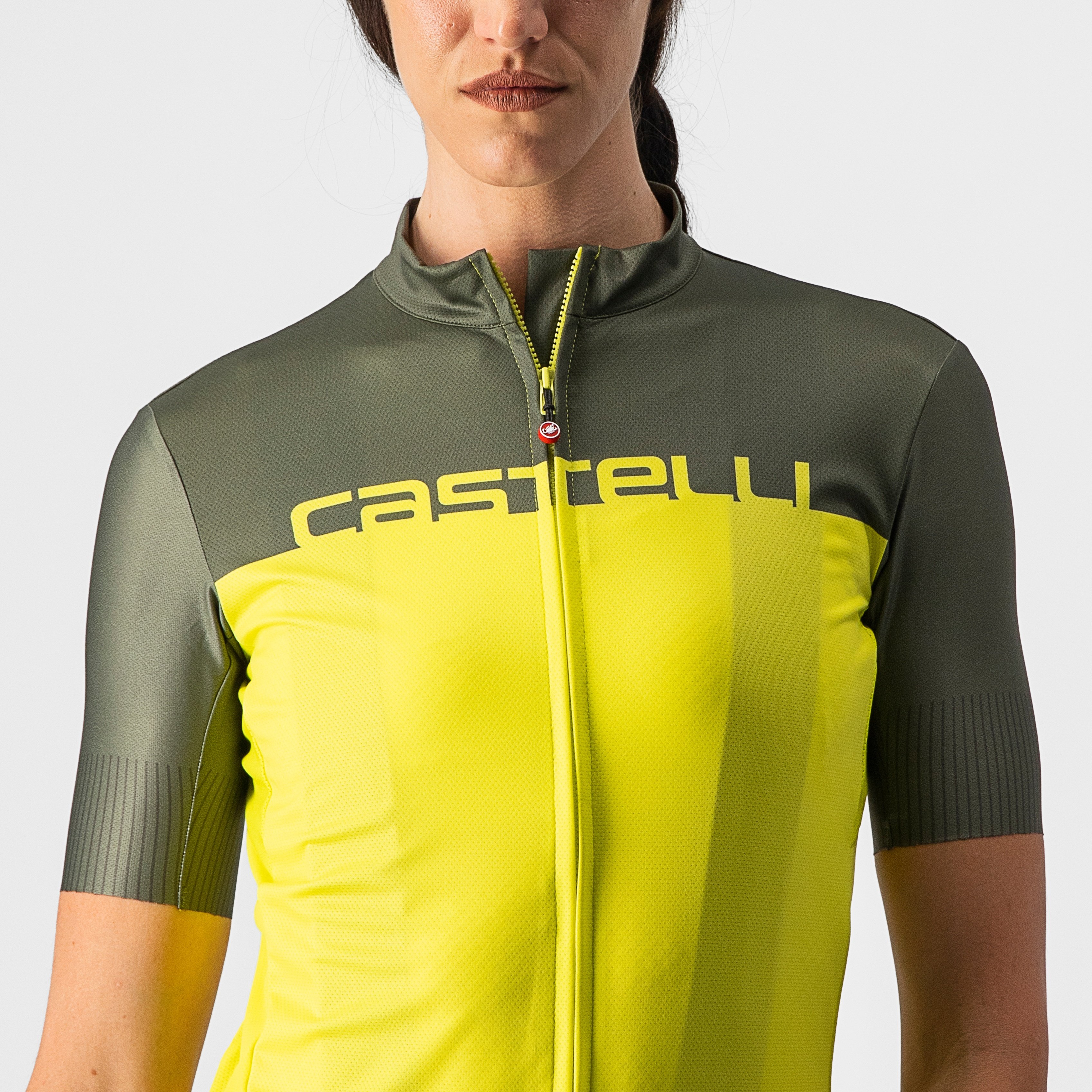 Velocissima jersey - sulphur/military green - castelli
