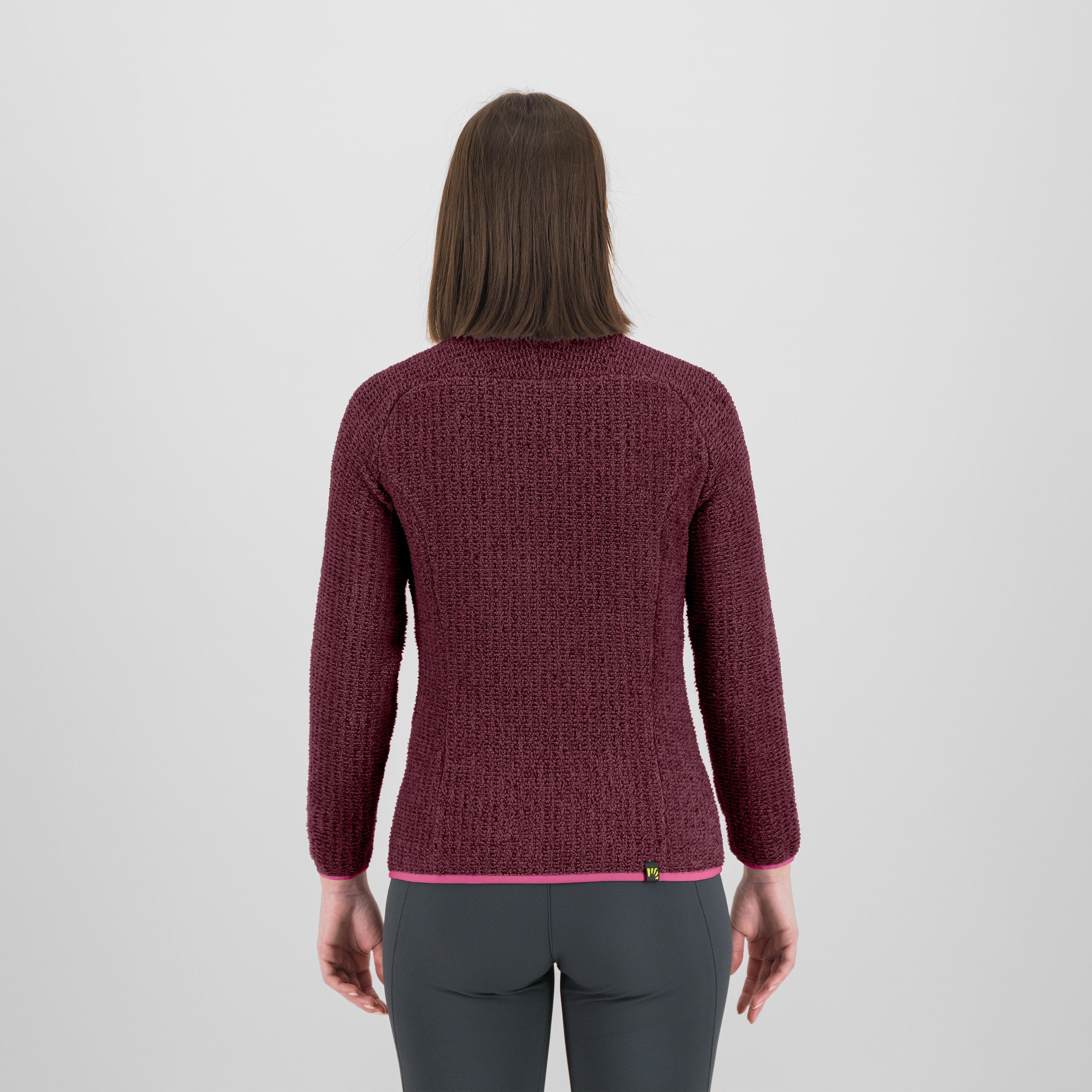 Rocchetta evo w fleece - crimson/smoked - karpos