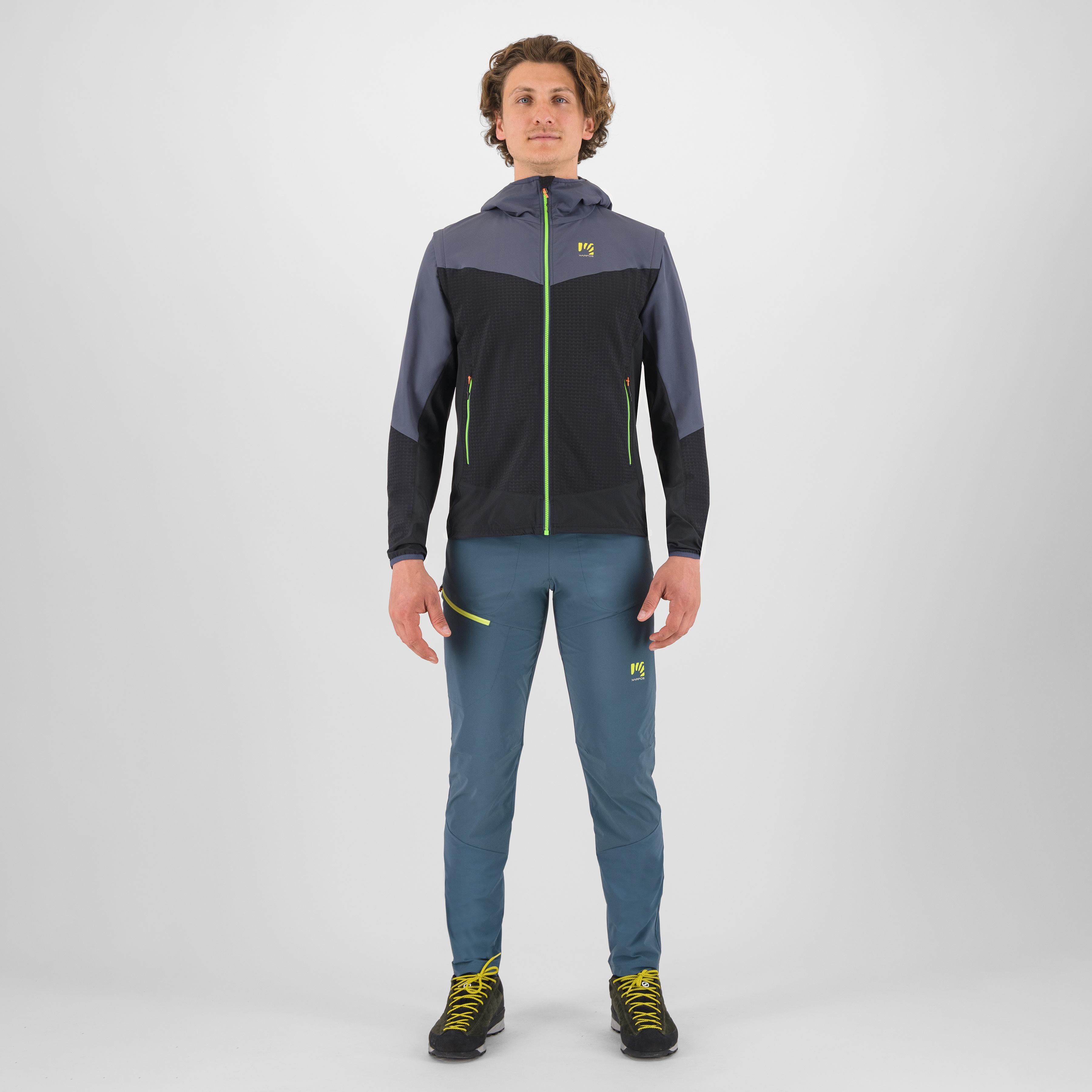 Lede  convertible jacket - black/ombre blue - karpos