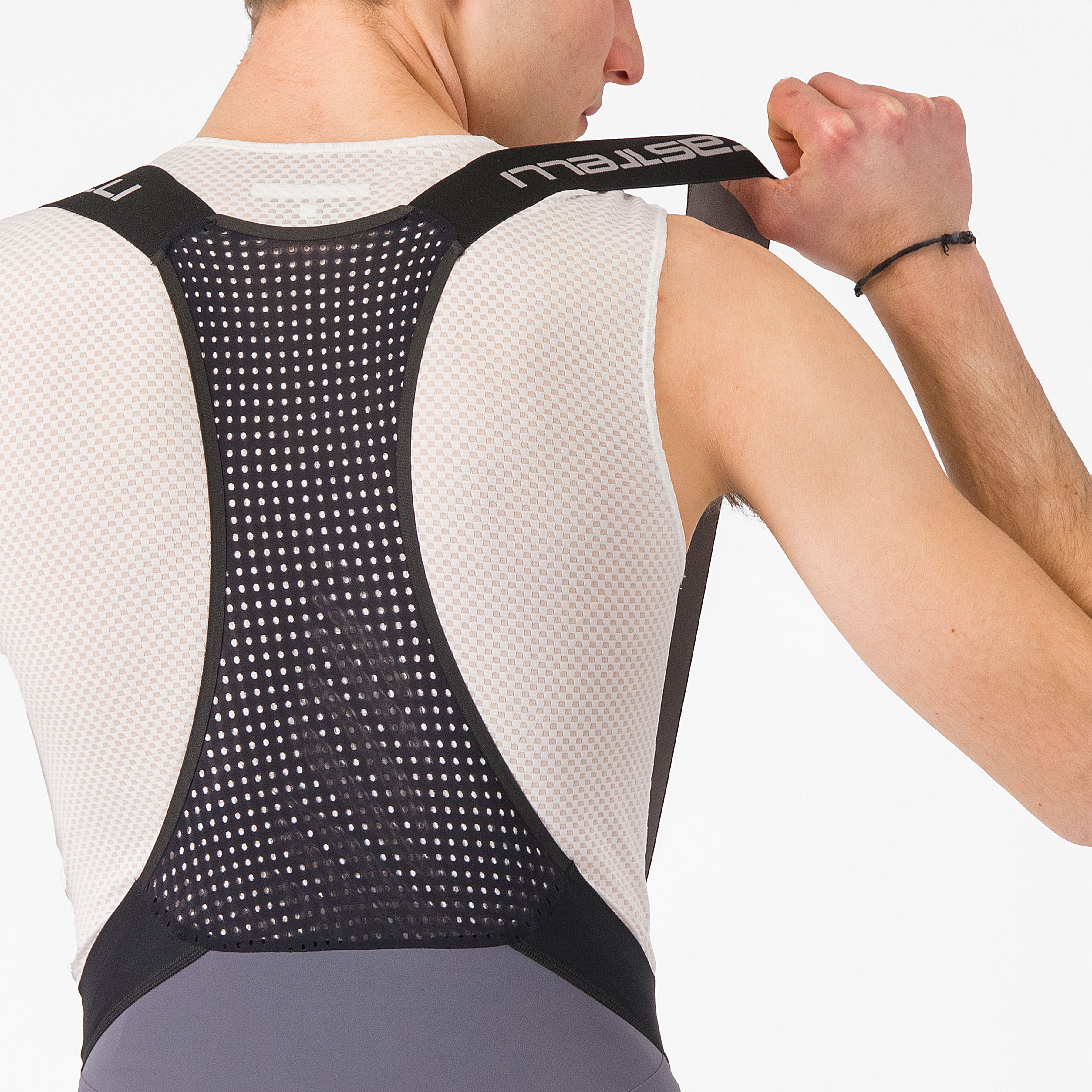 Premio evo bibshort - smoky gray - castelli