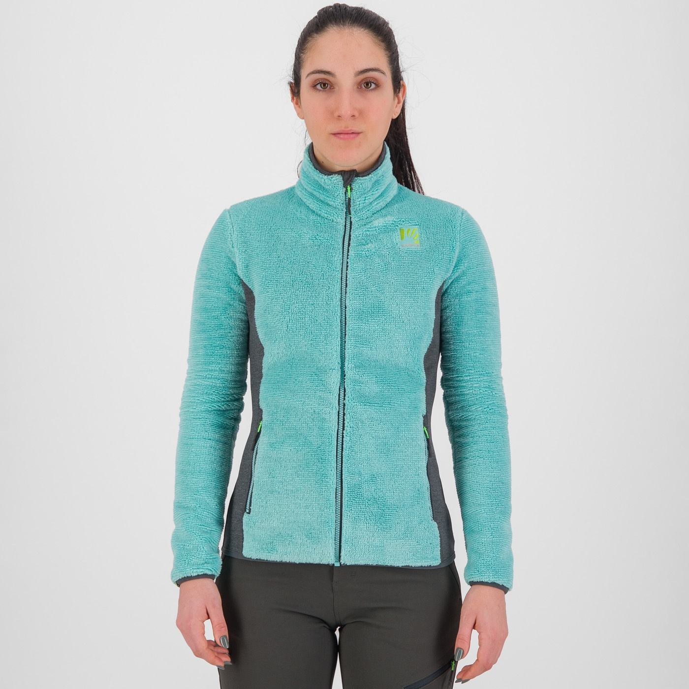 Vertice w  fleece - aqua sky - karpos